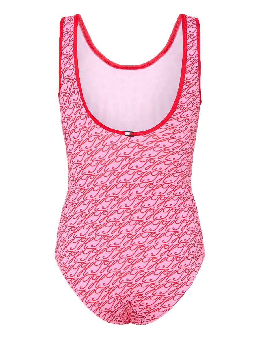 Tommy Hilfiger - ONE PIECE PRINT - ujumistrikood - script all over rose - 2