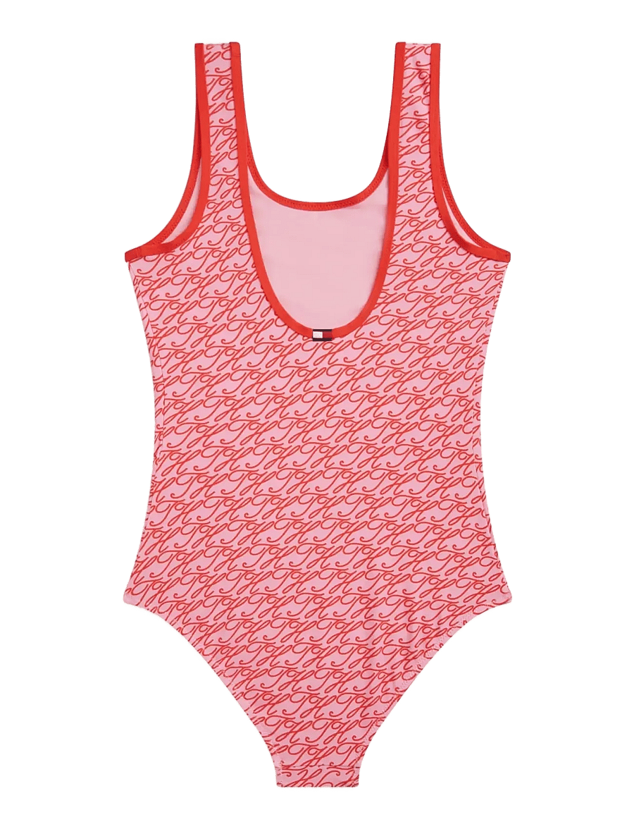 Tommy Hilfiger - ONE PIECE PRINT - baddräkter - script all over rose - 1