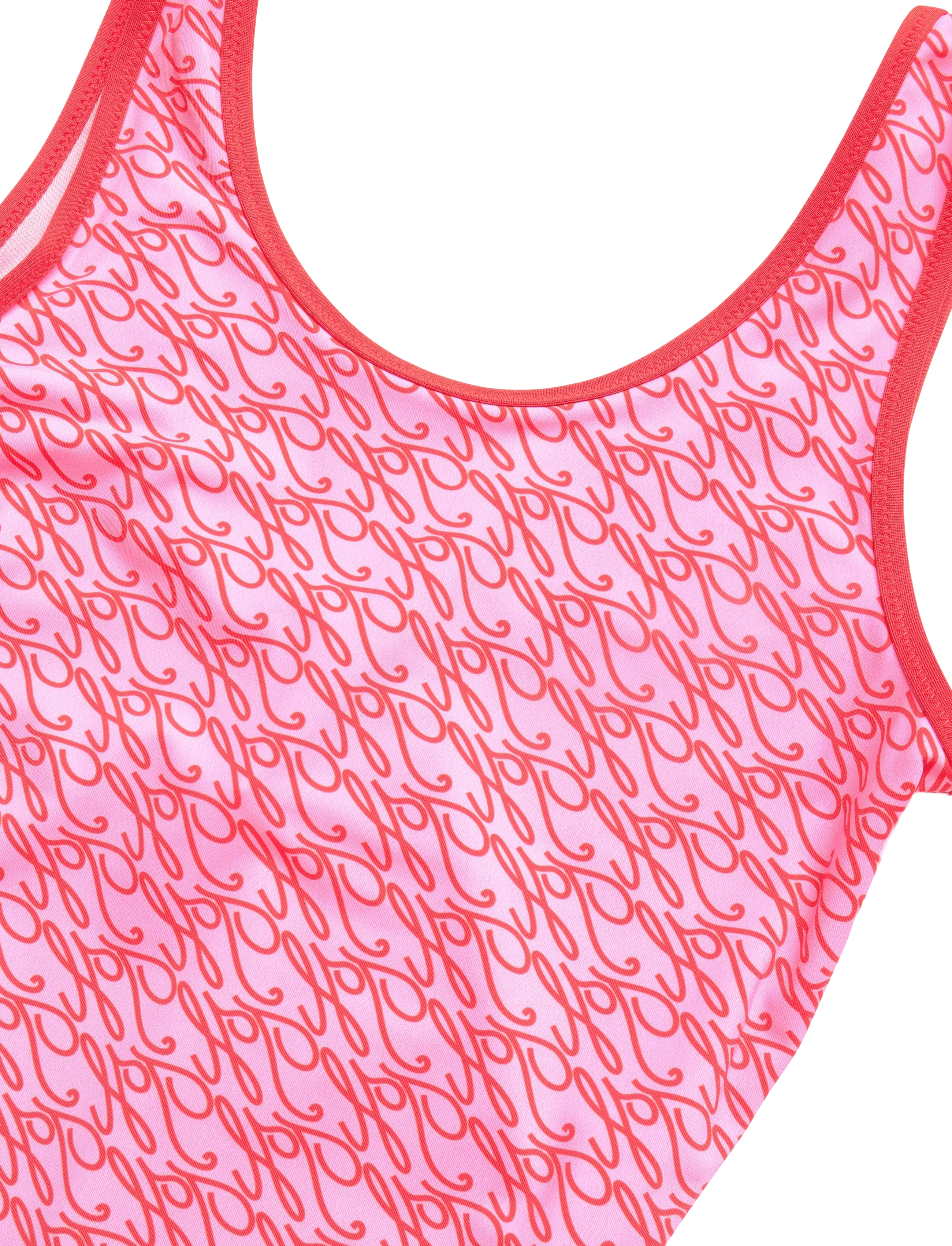 Tommy Hilfiger - ONE PIECE PRINT - swimsuits - script all over rose - 3