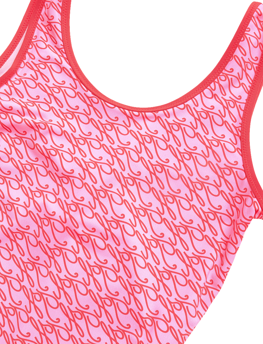 Tommy Hilfiger - ONE PIECE PRINT - ujumistrikood - script all over rose - 3
