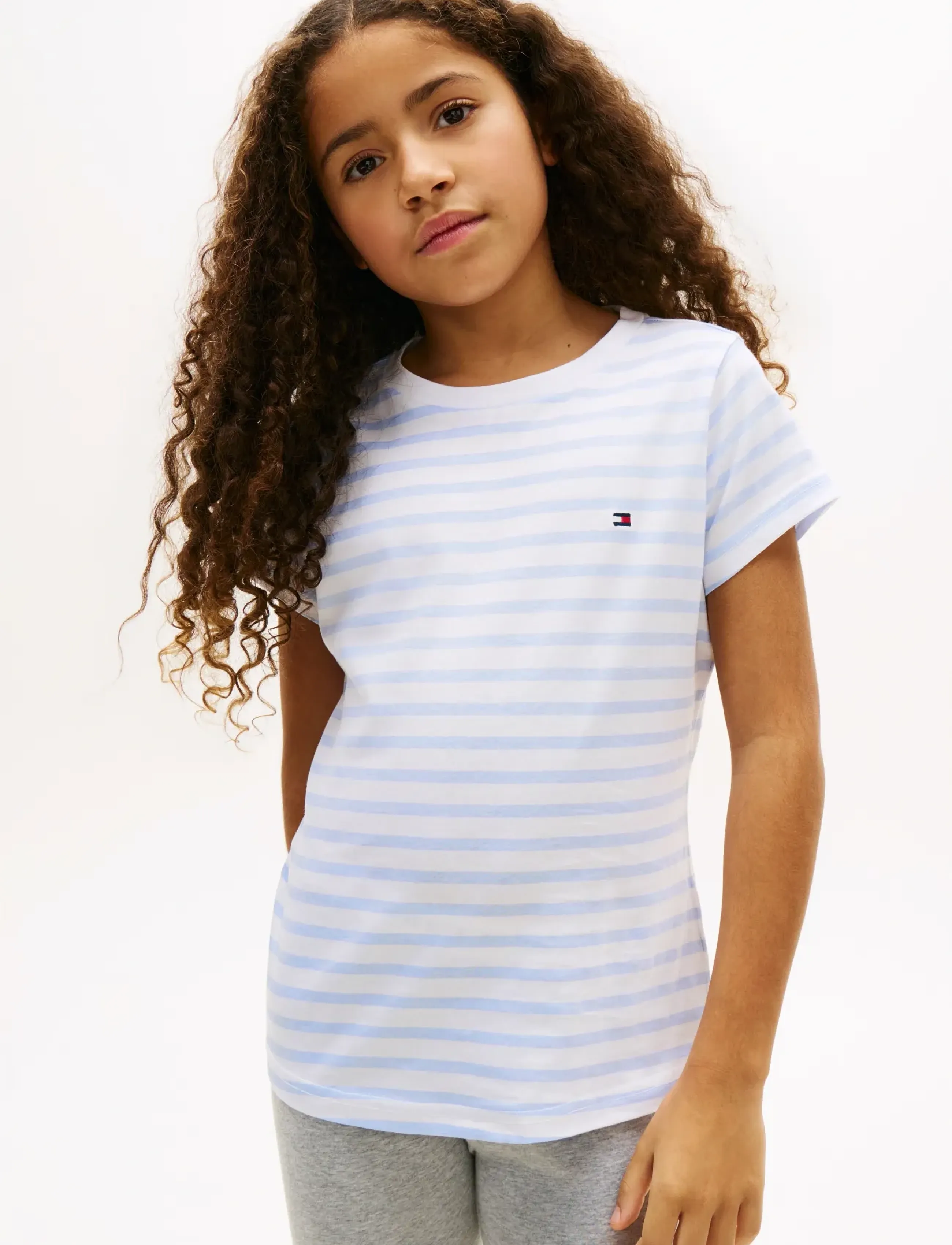 Tommy Hilfiger - 2PK PRINTED TEE - kortermede t-skjorter - sweet blue breton sweet blue - 3