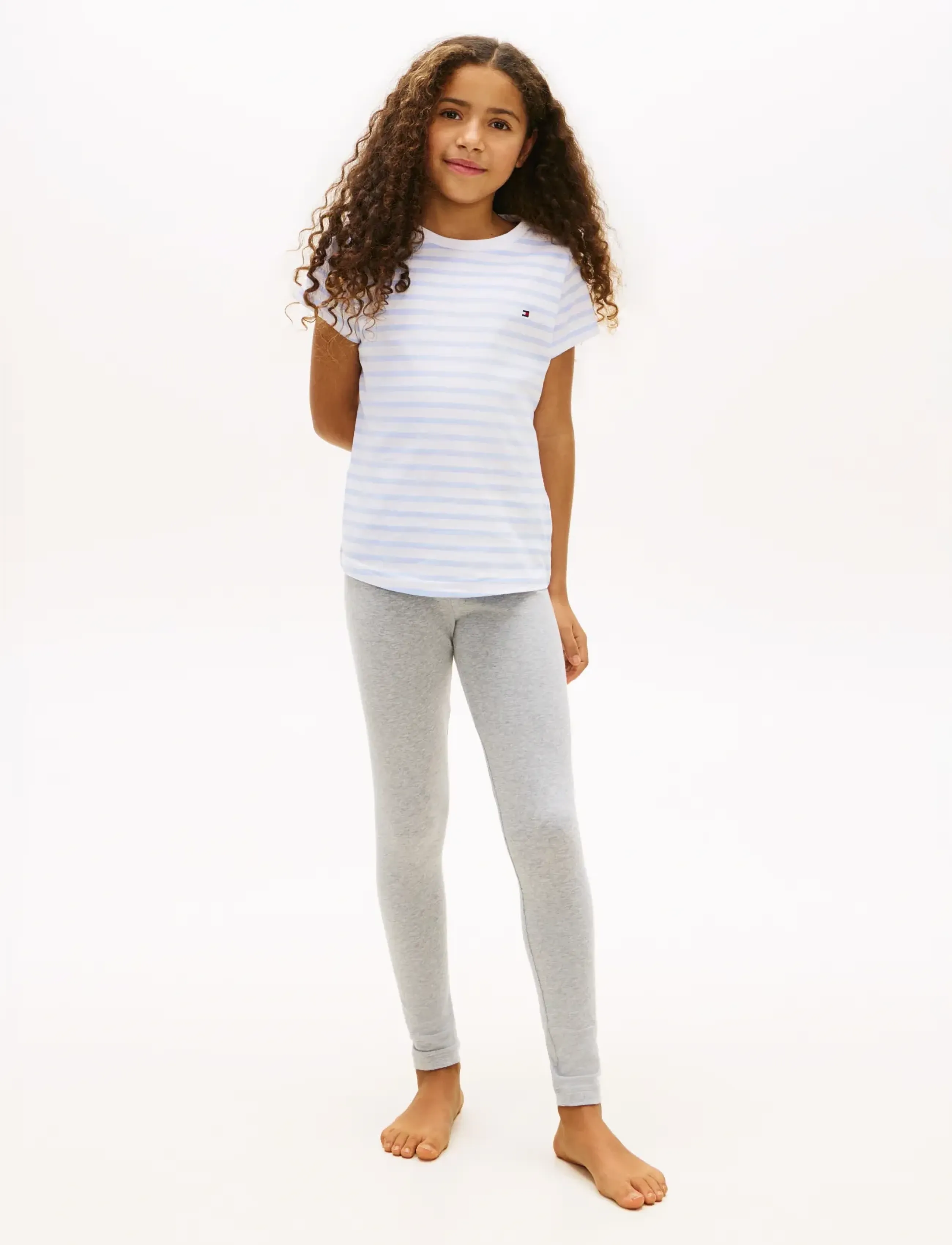 Tommy Hilfiger - 2PK PRINTED TEE - kortermede t-skjorter - sweet blue breton sweet blue - 5