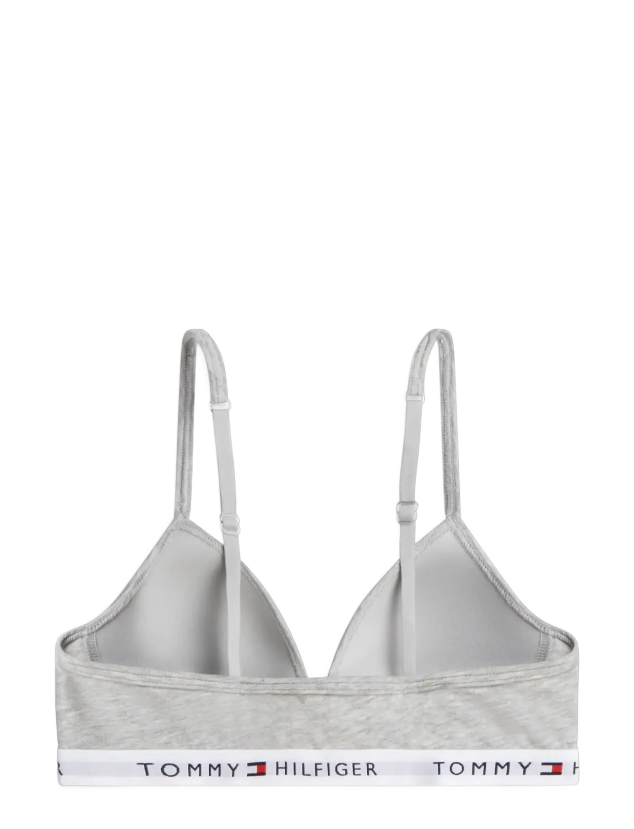 Tommy Hilfiger - Cotton Fixed Foam Bra - alustopit - light grey heather - 1