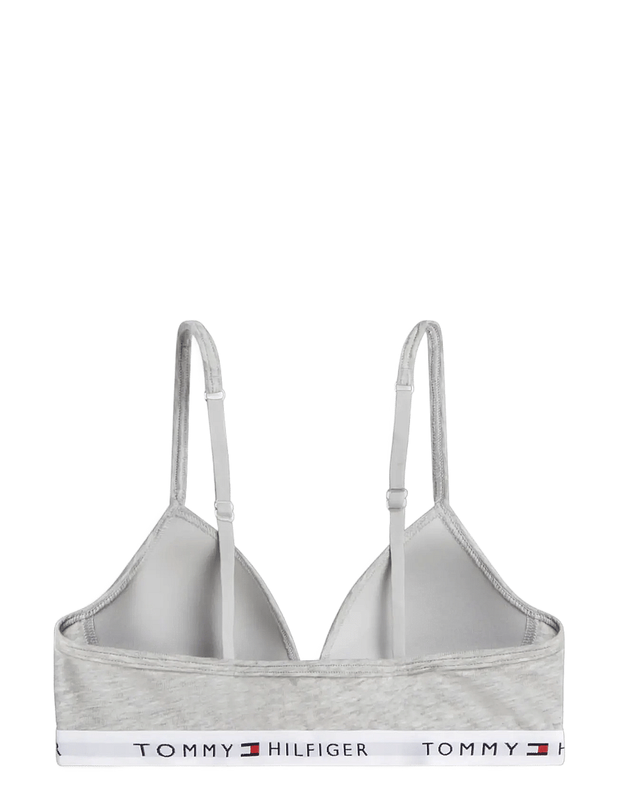 Tommy Hilfiger - Cotton Fixed Foam Bra - alustopit - light grey heather - 1