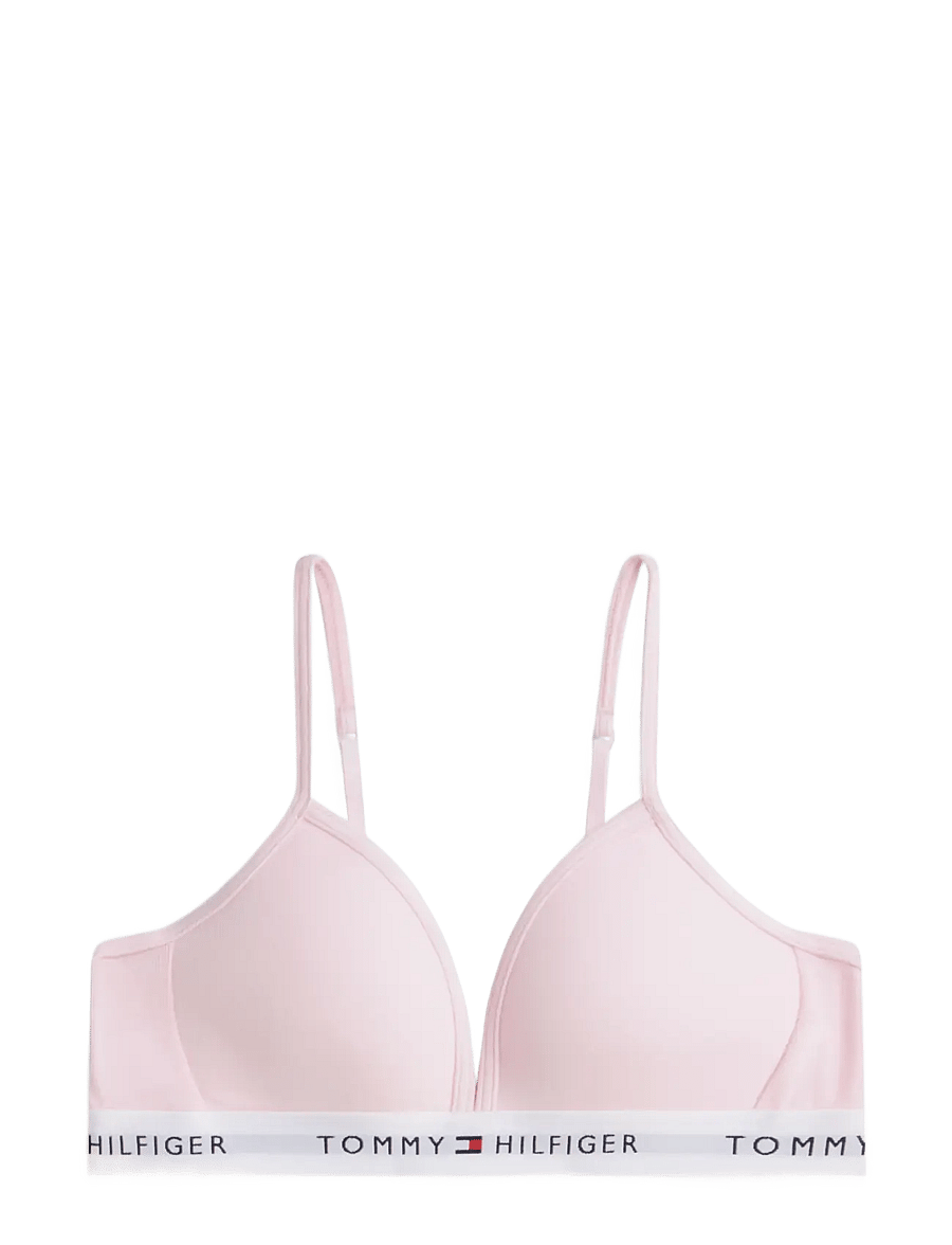 Tommy Hilfiger - Cotton Fixed Foam Bra - alustopit - light pink - 1