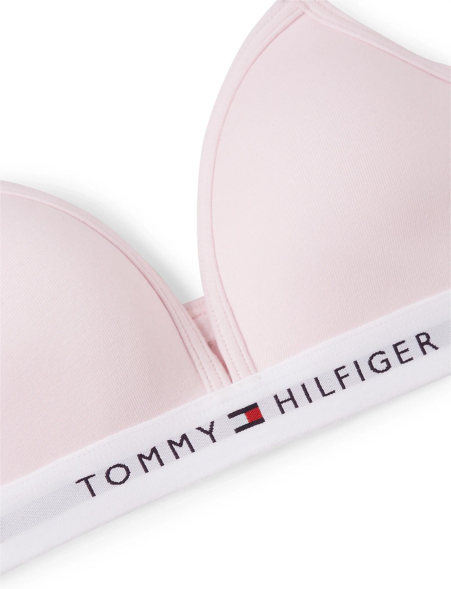 Tommy Hilfiger - Cotton Fixed Foam Bra - alustopit - light pink - 2