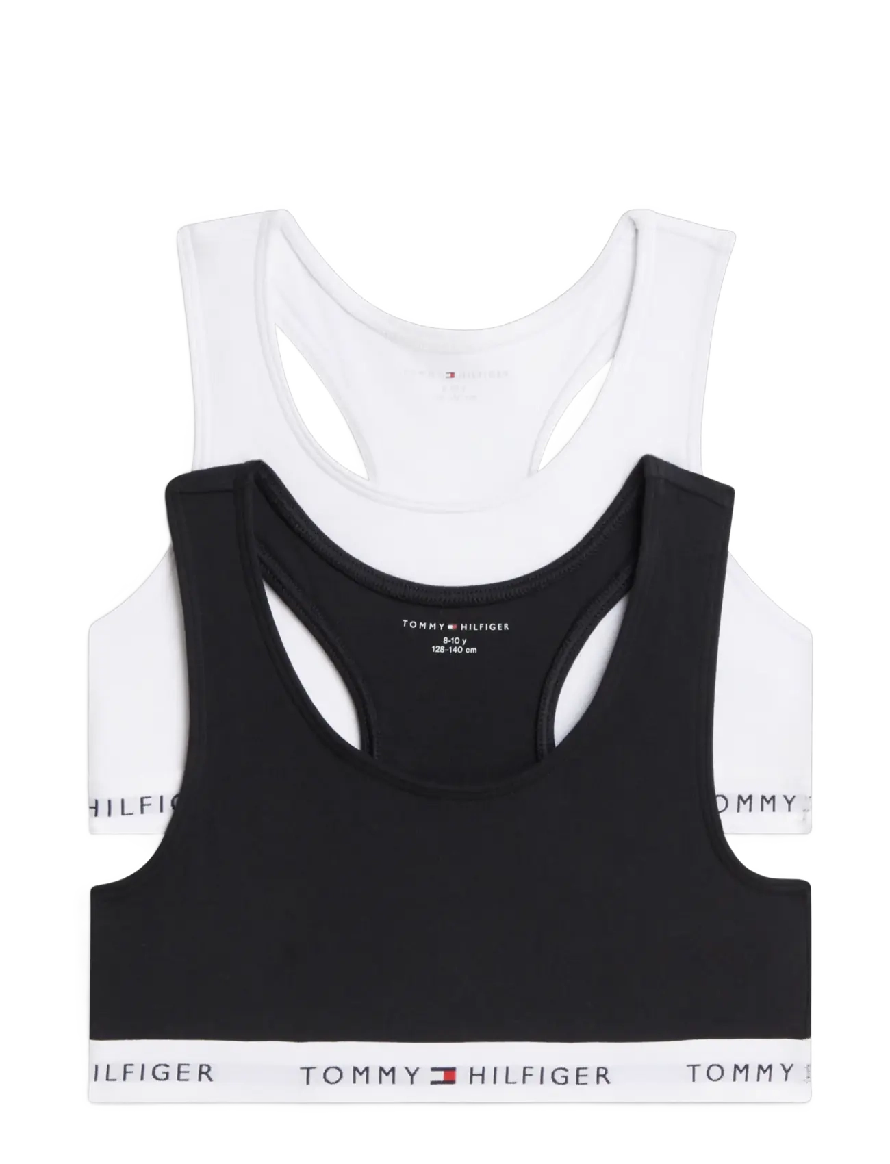 Tommy Hilfiger 2-Pack Cotton Bralette - Undertøj - WHITE   BLACK / white