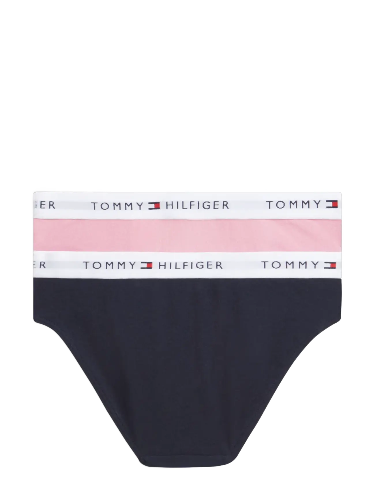 Tommy Hilfiger - 2 PK BIKINI - aluspüksid - navy blue   little rosey - 1