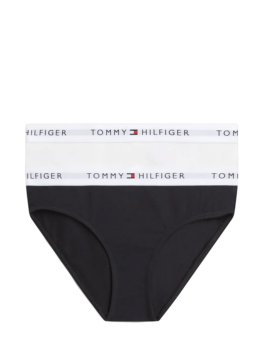 Tommy Hilfiger - 2 PK BIKINI - unterhosen - white black - 0