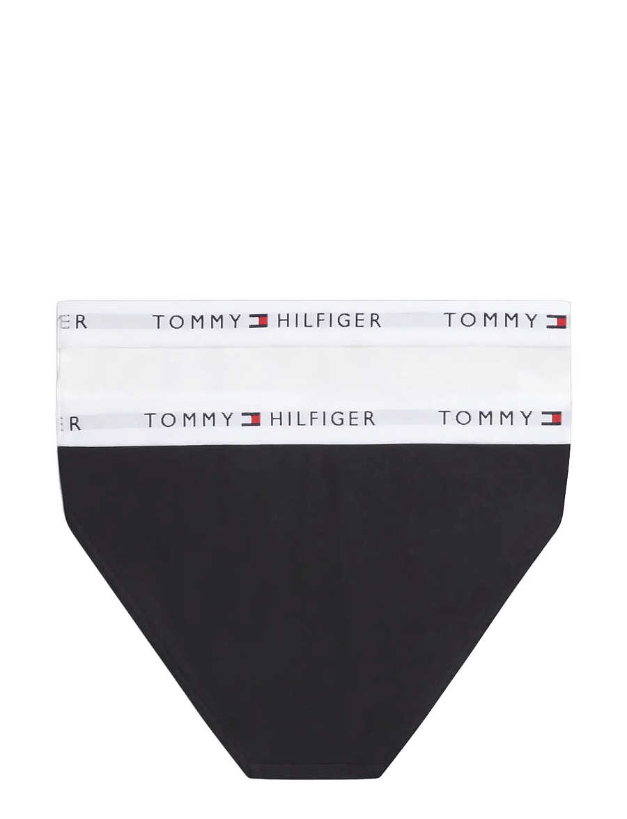 Tommy Hilfiger - 2-Pack Cotton Bikini - slips - white black - 1