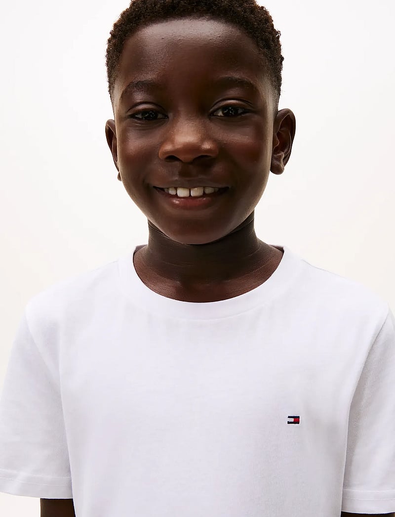 Tommy Hilfiger - 2P CN SS TEE PRINT - short-sleeved t-shirts - desert sky breton white - 3