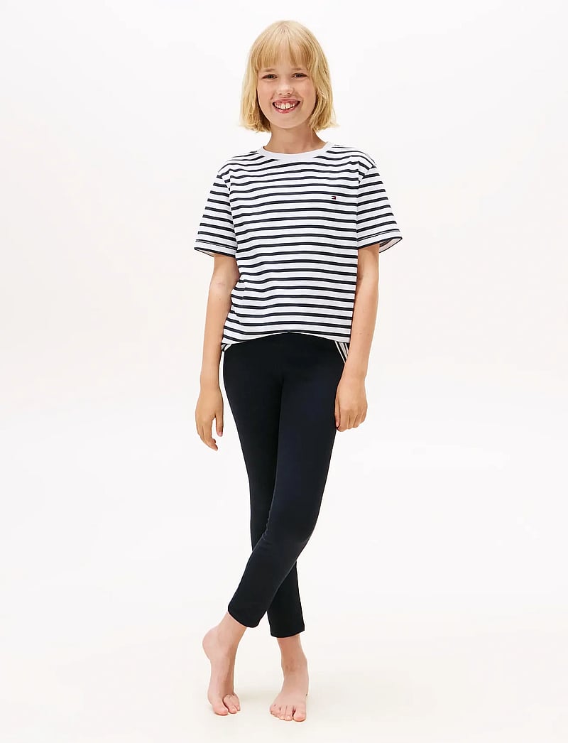 Tommy Hilfiger - 2P CN SS TEE PRINT - short-sleeved t-shirts - desert sky breton white - 5