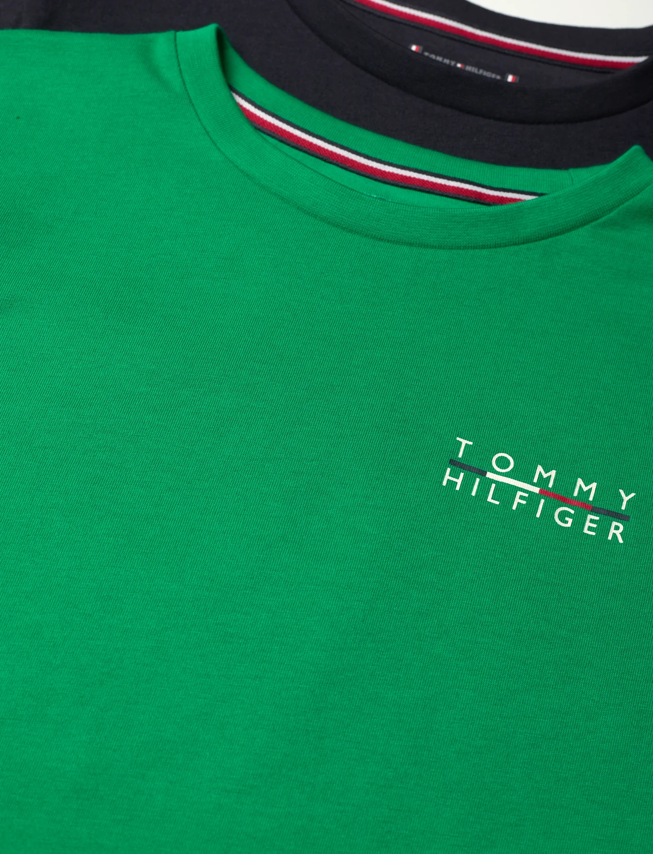 Tommy Hilfiger - 2P SHORT SLEEVE TEE - lühikeste varrukatega t-särgid - olympic green/desert sky - 1