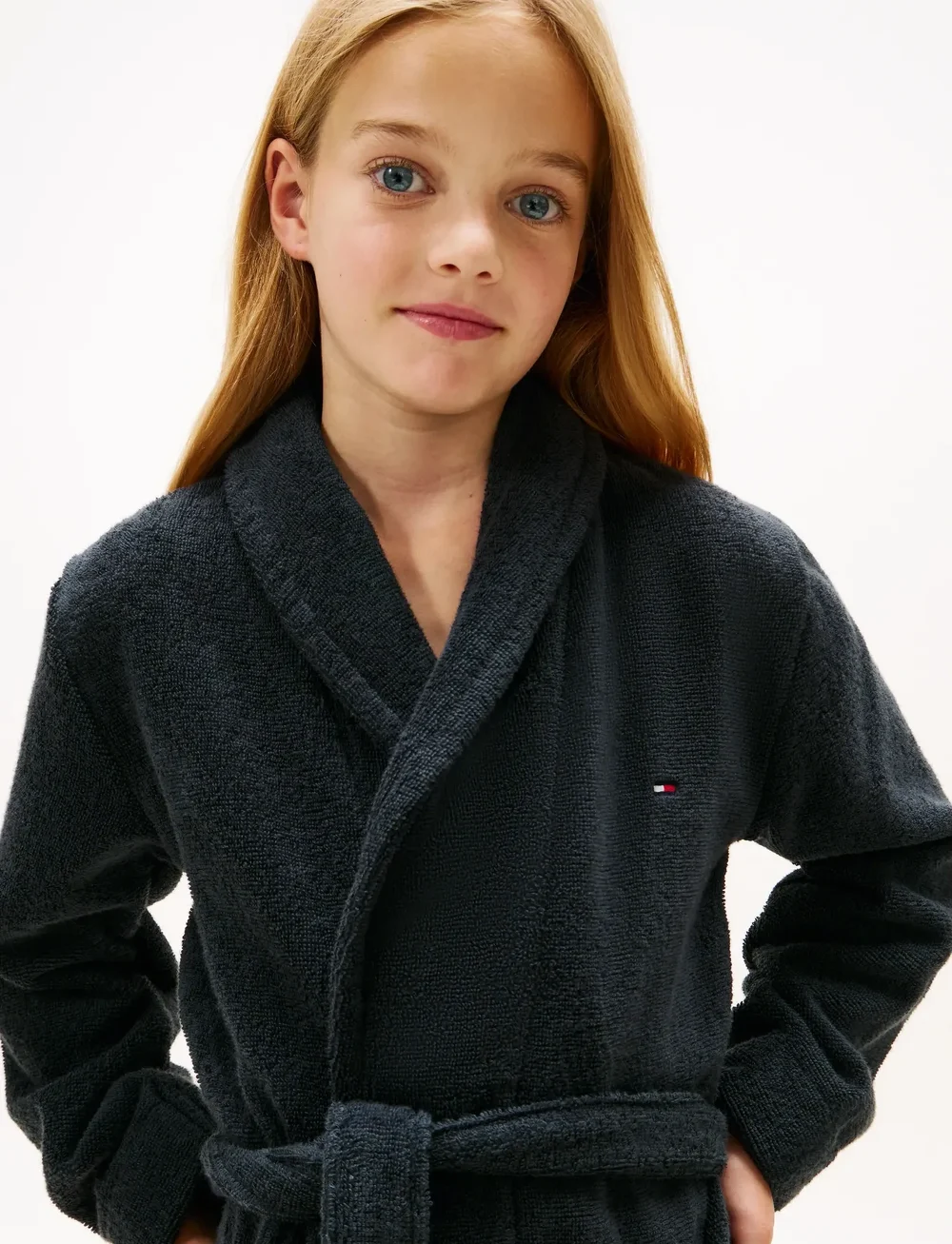 Tommy Hilfiger - TOWELLING BATHROBE - bademäntel - desert sky - 5