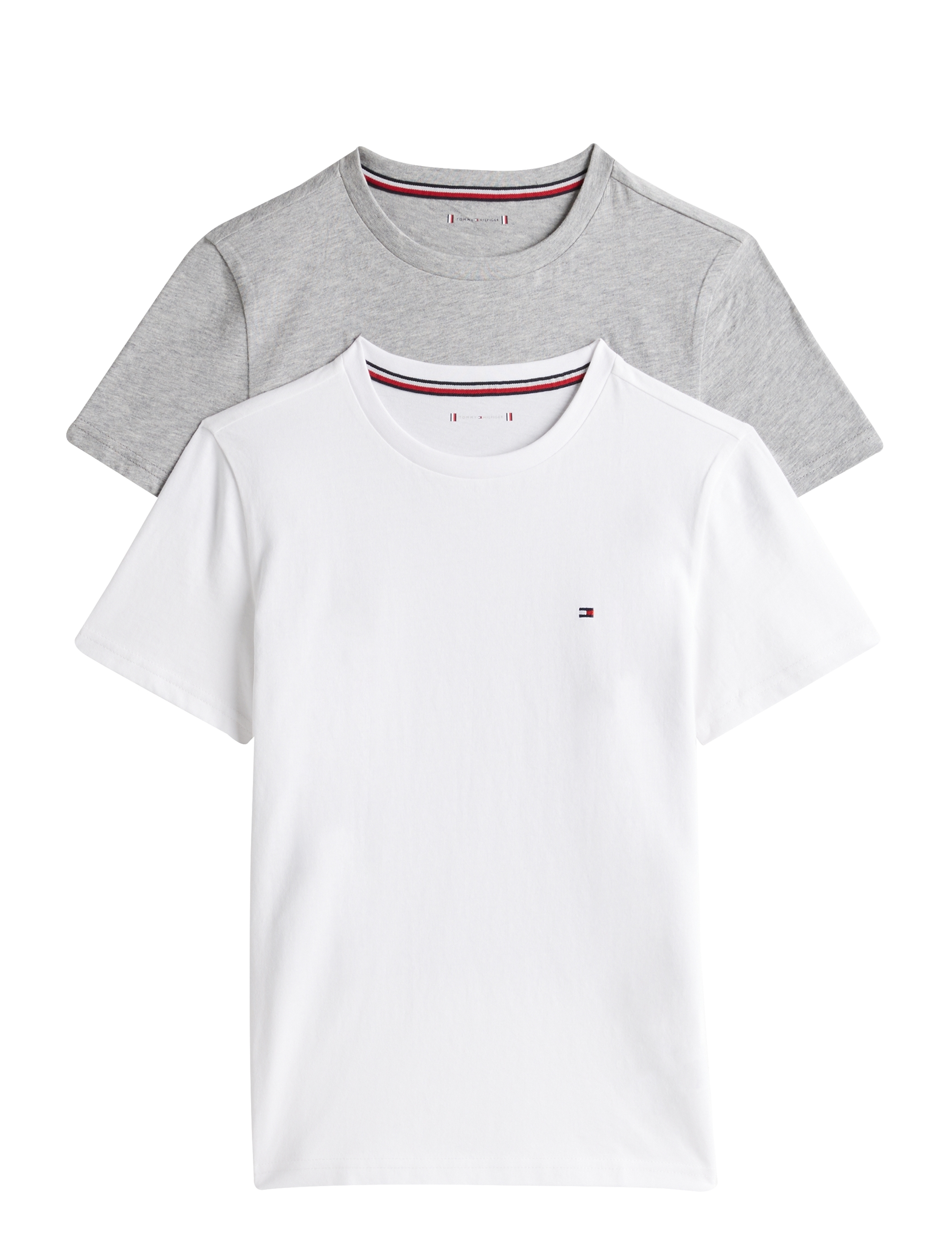 WHITE LIGHT GREY HEATHER