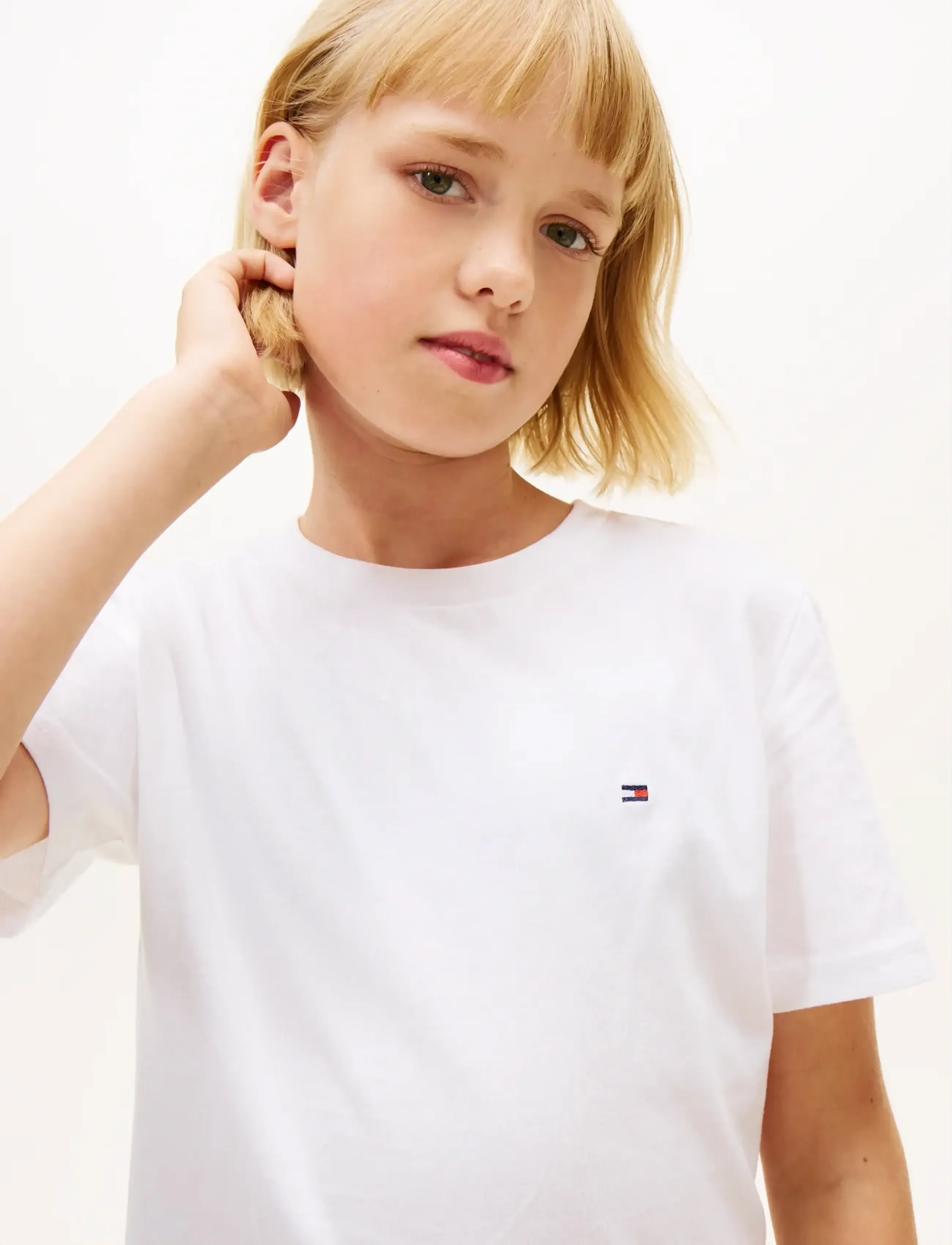 Tommy Hilfiger - 2 PK SS TEE - kortärmade t-shirts - white light grey heather - 4
