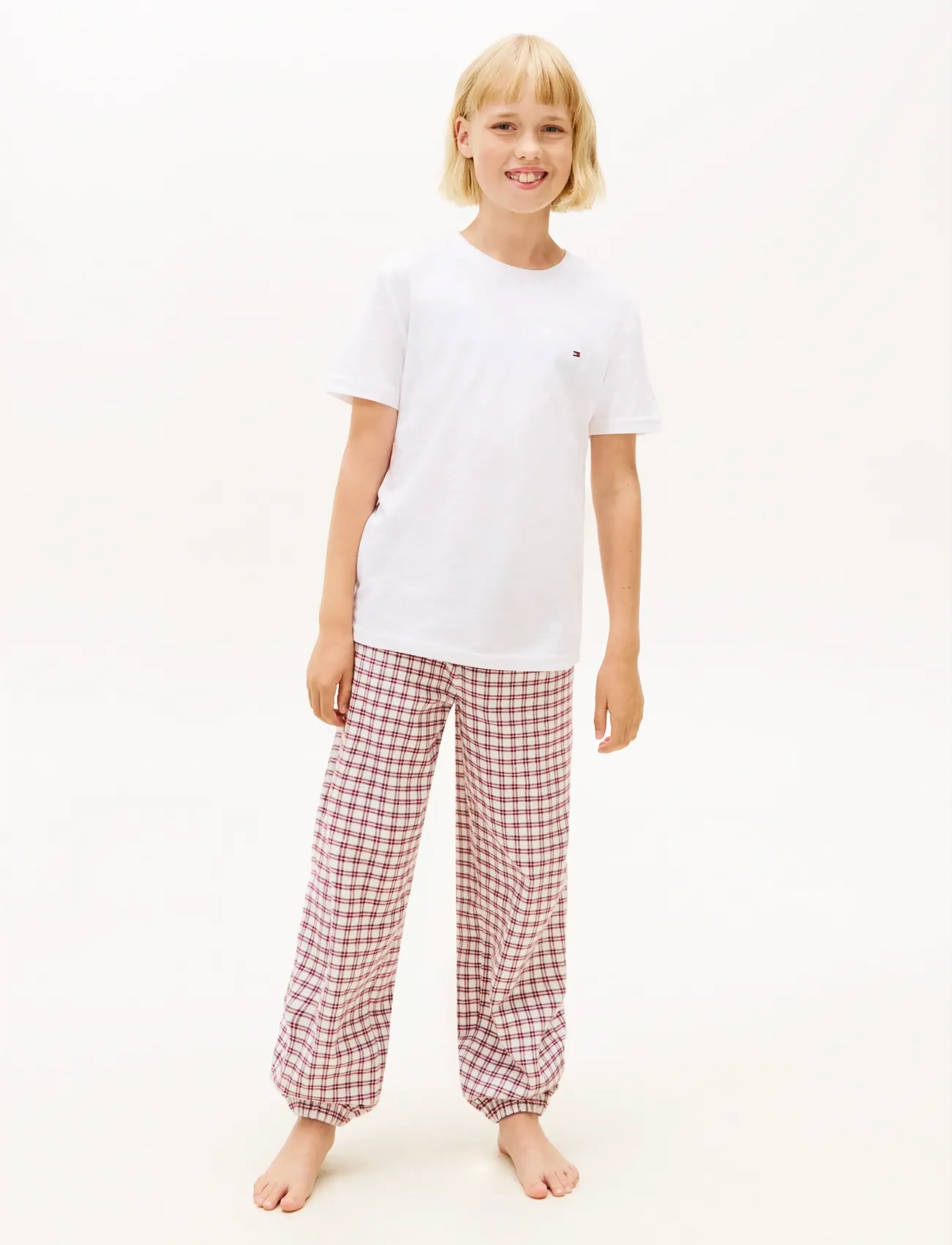 Tommy Hilfiger - 2 PK SS TEE - kortärmade t-shirts - white light grey heather - 5