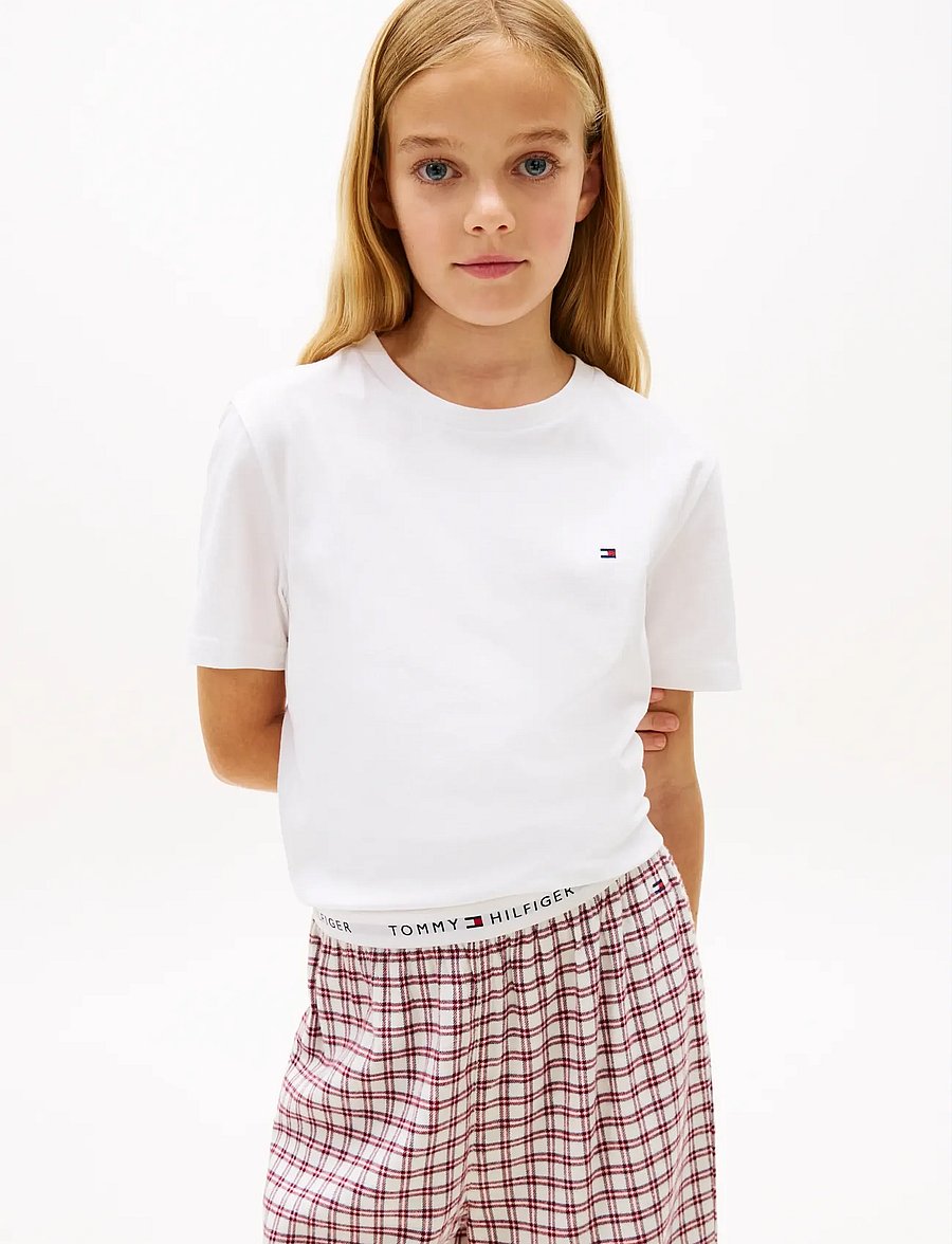 Tommy Hilfiger - 2 PK SS TEE - kurzärmelige - silver smoke white - 2