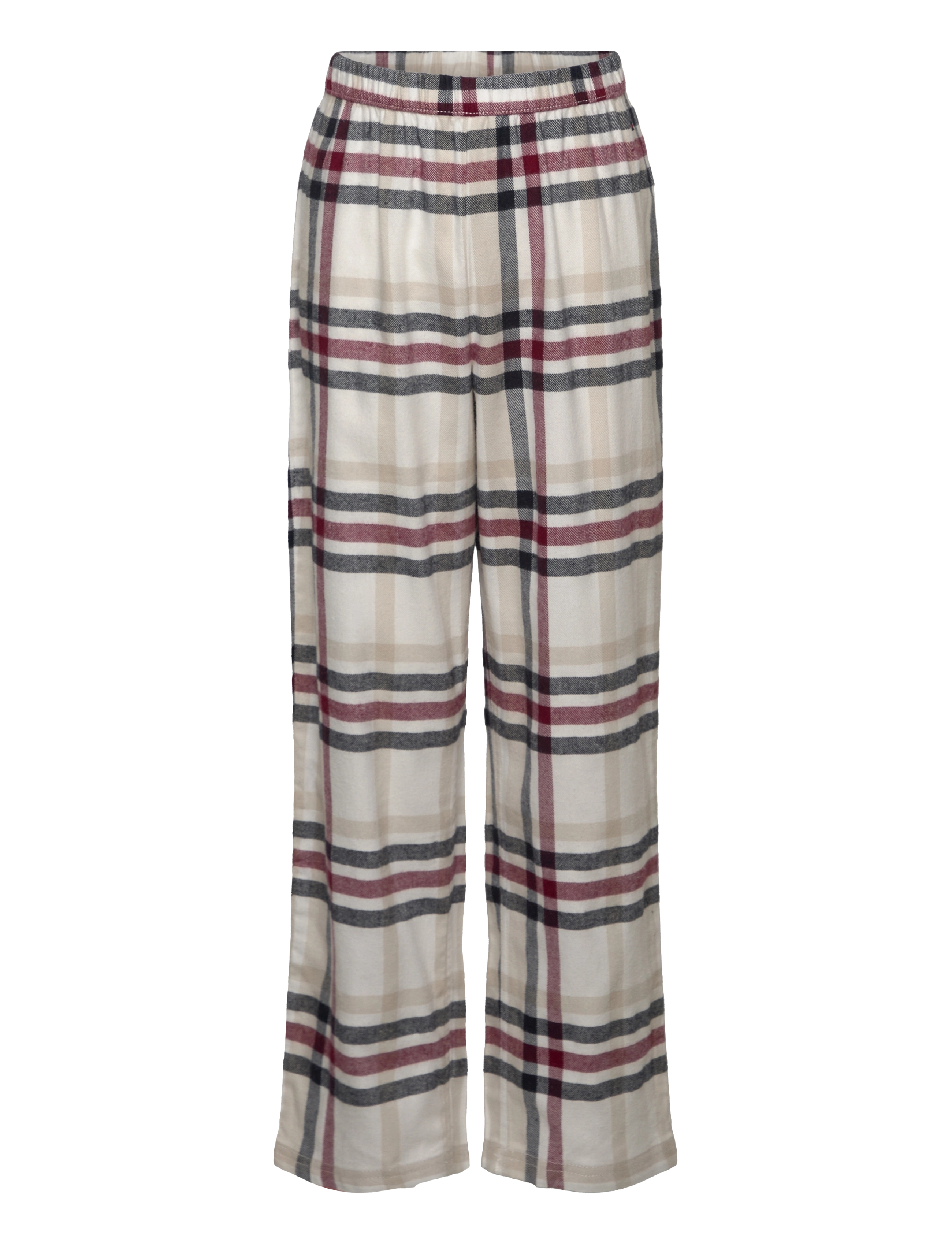 Tommy Hilfiger - PJ STRAIGHT GIFTING PRINT SET - pyjamassæt - heritage check ivory - 2
