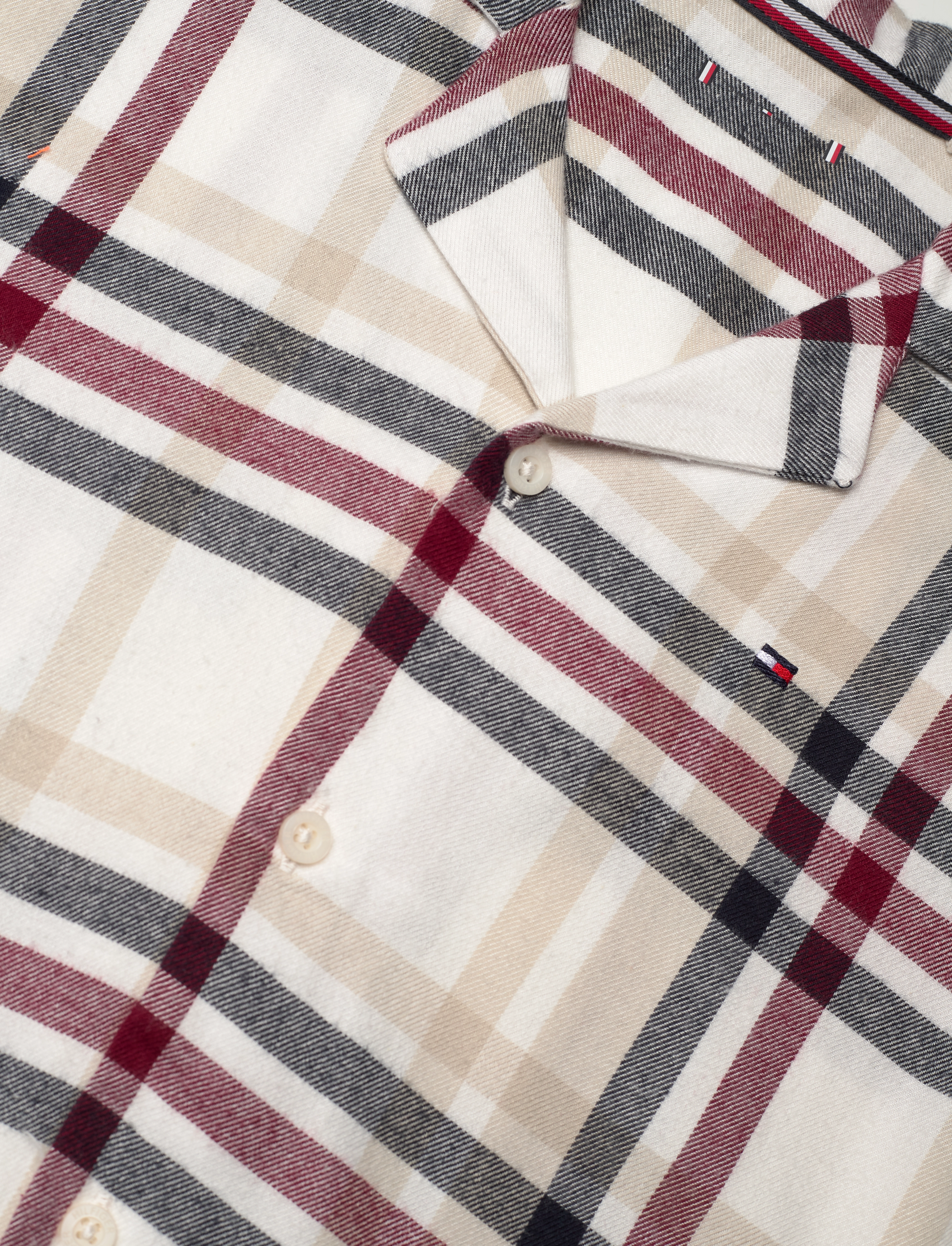 Tommy Hilfiger - PJ STRAIGHT GIFTING PRINT SET - pyjamassæt - heritage check ivory - 5