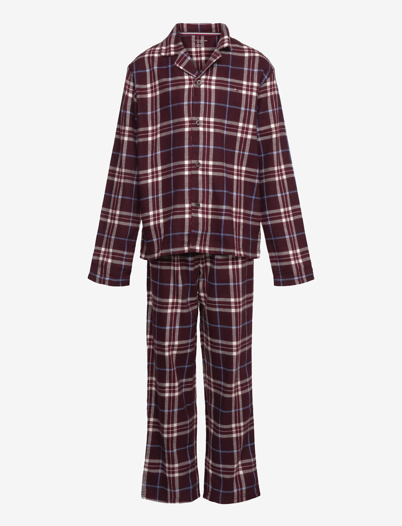 Tommy Hilfiger - PJ STRAIGHT GIFTING PRINT SET - komplektid - tartan reiker burgundy - 1