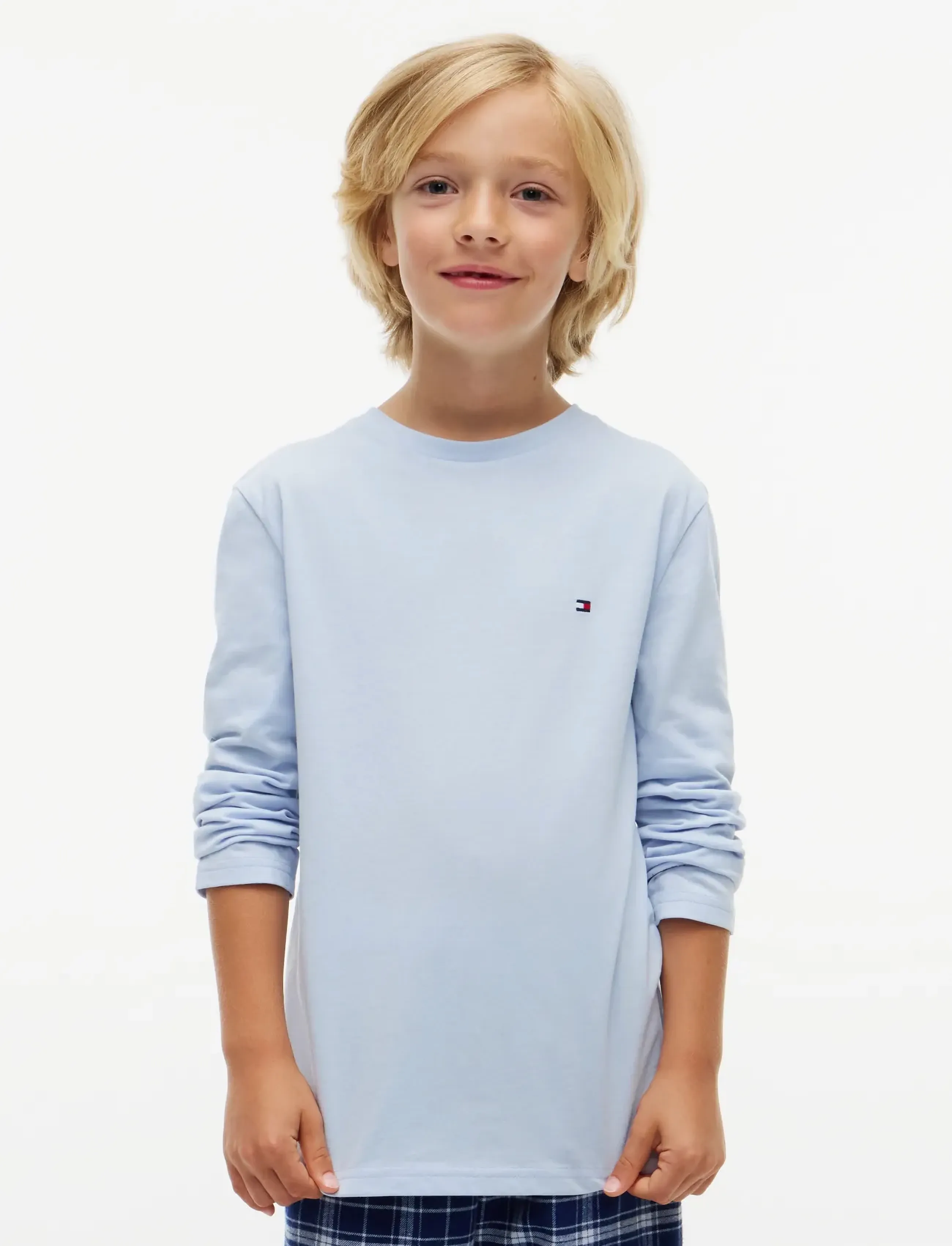 Tommy Hilfiger - 2 PK LS TEE - efterårstøj - sky blue   navy blue - 0