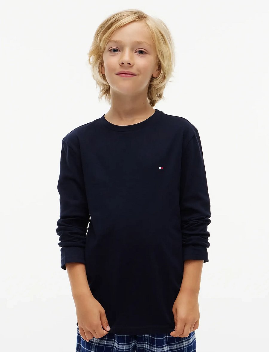 Tommy Hilfiger - 2 PK LS TEE - langärmelig - sky blue navy blue - 3