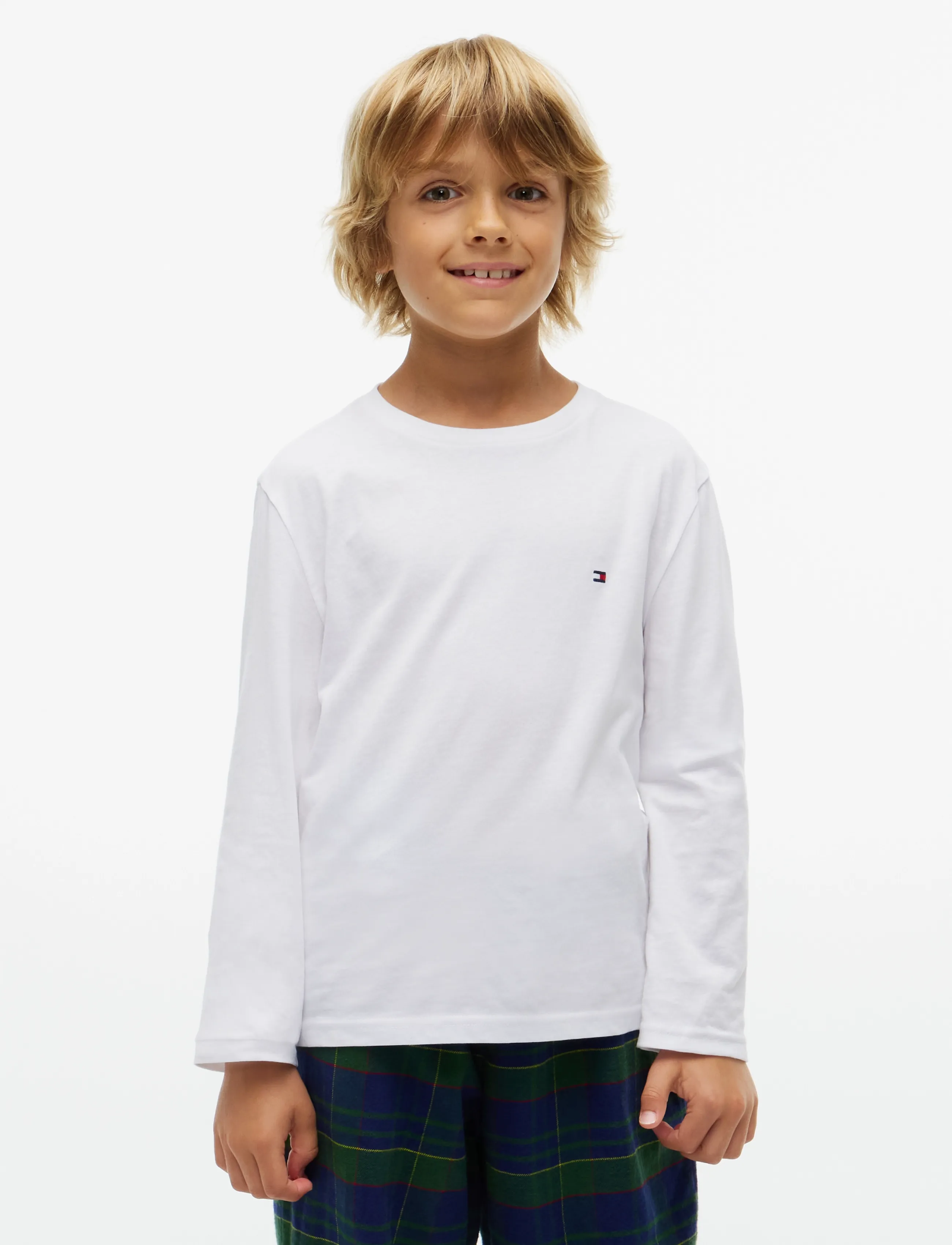 Tommy Hilfiger - 2 PK LS TEE - pikkade varrukatega t-särgid - white - 2