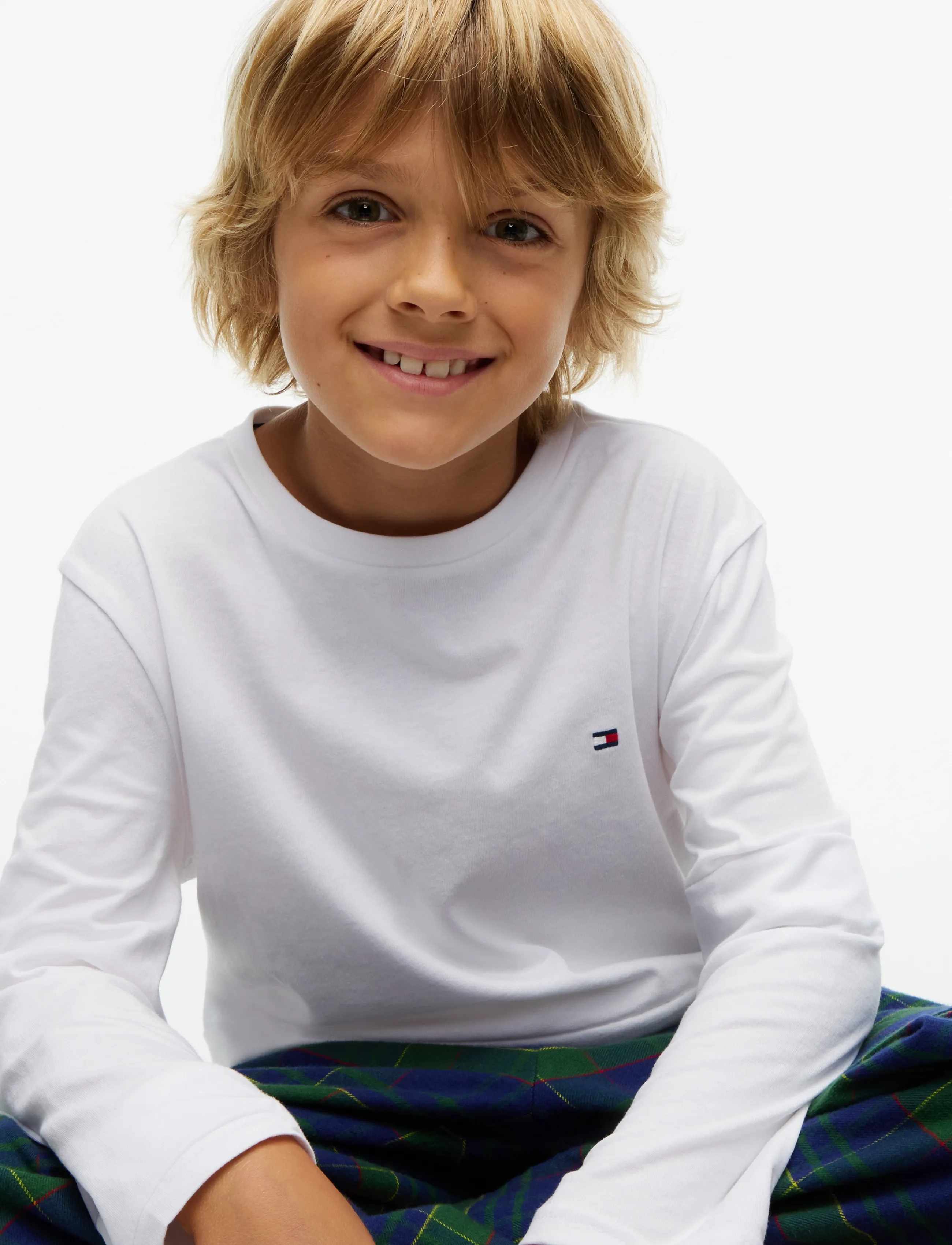 Tommy Hilfiger - 2 PK LS TEE - pikkade varrukatega t-särgid - white - 3