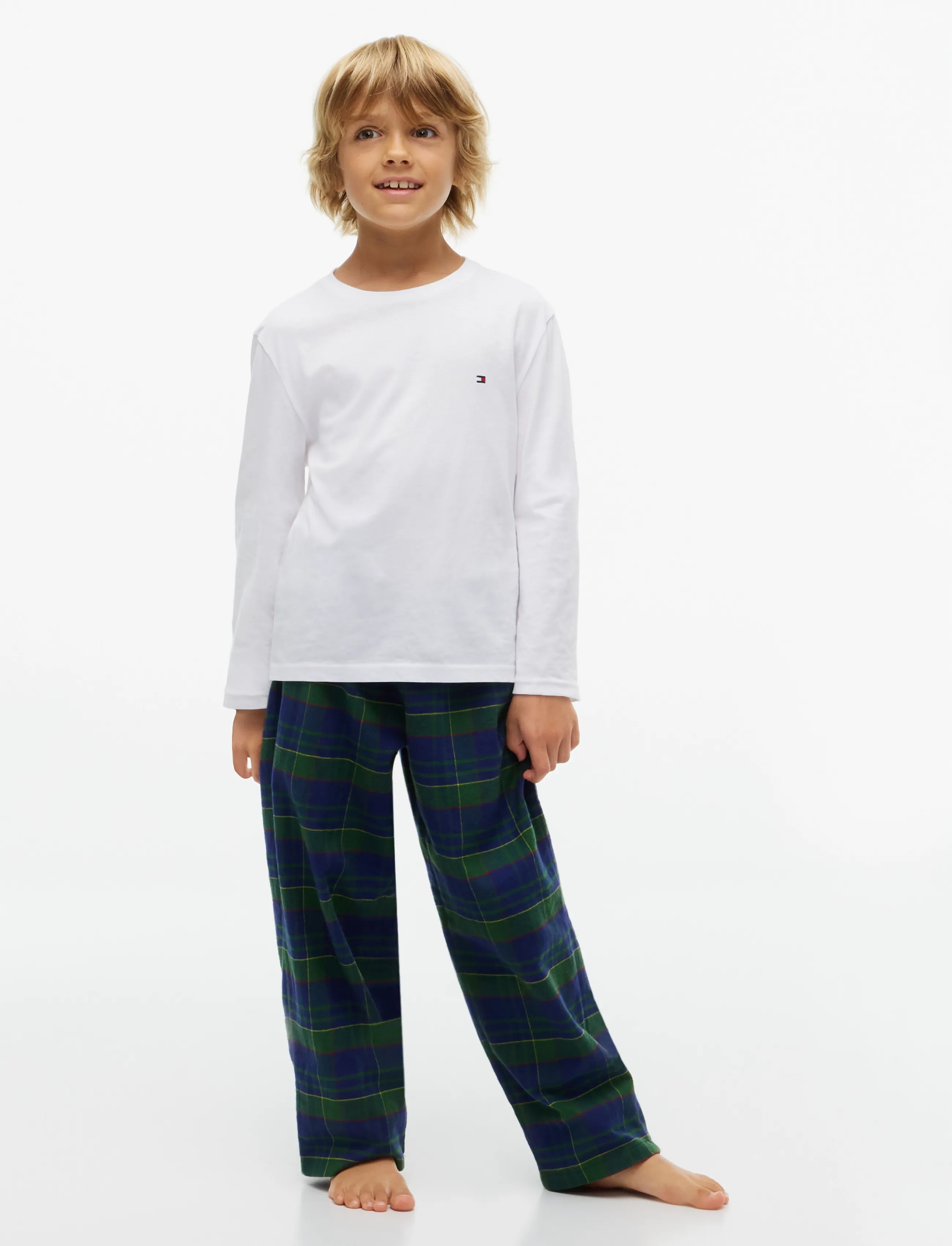 Tommy Hilfiger - 2 PK LS TEE - pikkade varrukatega t-särgid - white - 4
