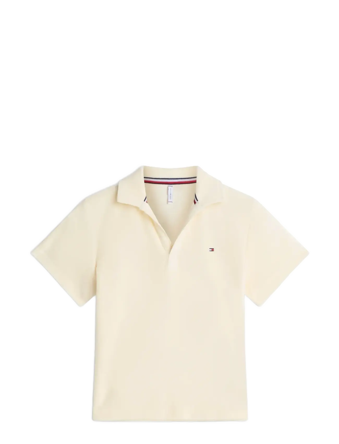 Tommy Hilfiger TOWELING SHIRT - Overdele - CALICO / cream