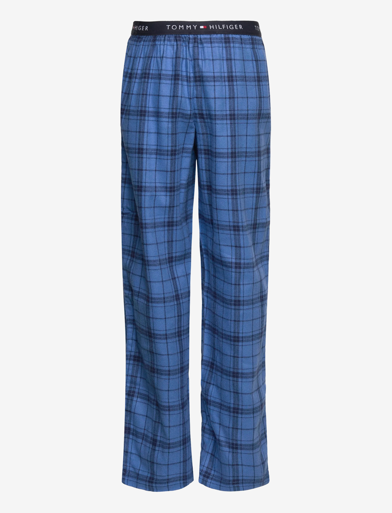 Tommy Hilfiger - FLANNEL PANTS BLUE PLAID - pyjamas - tonal plaid blue - 1