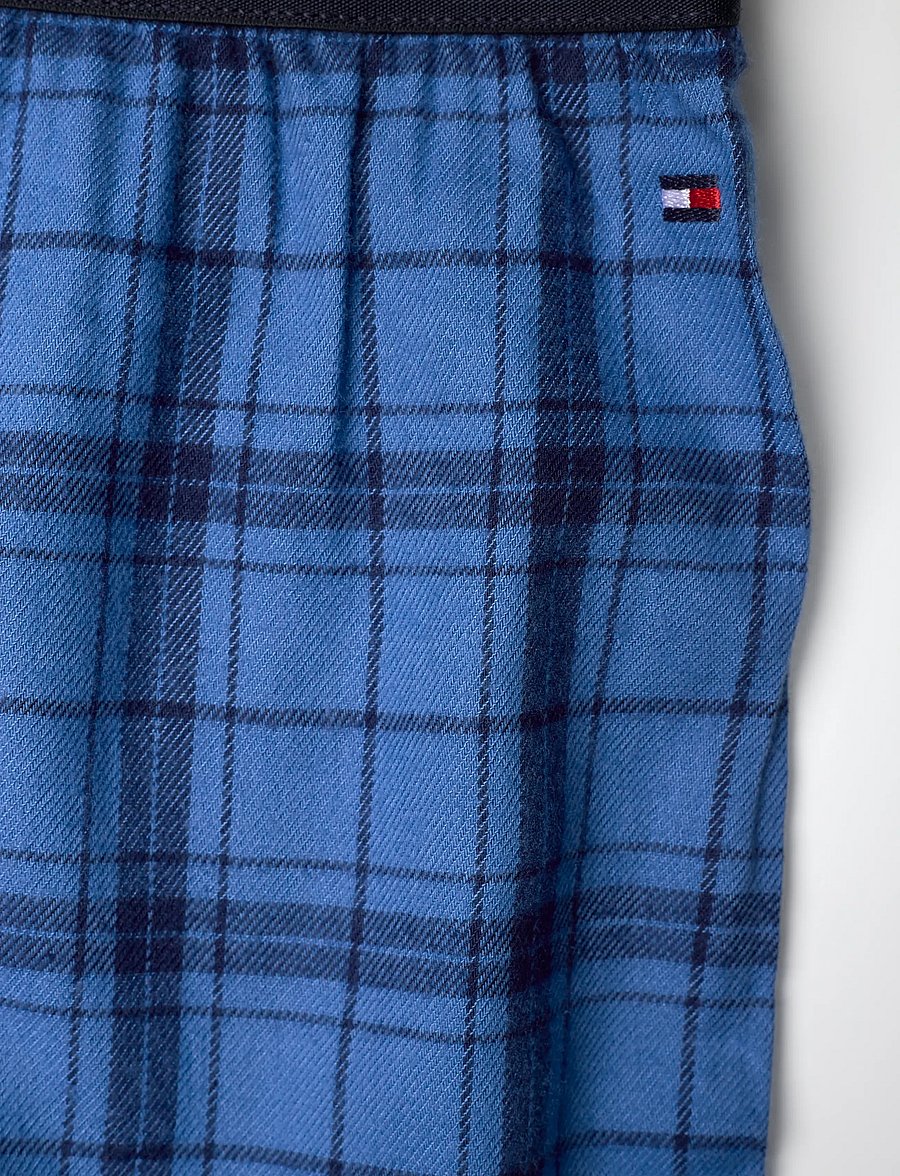 Tommy Hilfiger - FLANNEL PANTS BLUE PLAID - schlafanzüge - tonal plaid blue - 2