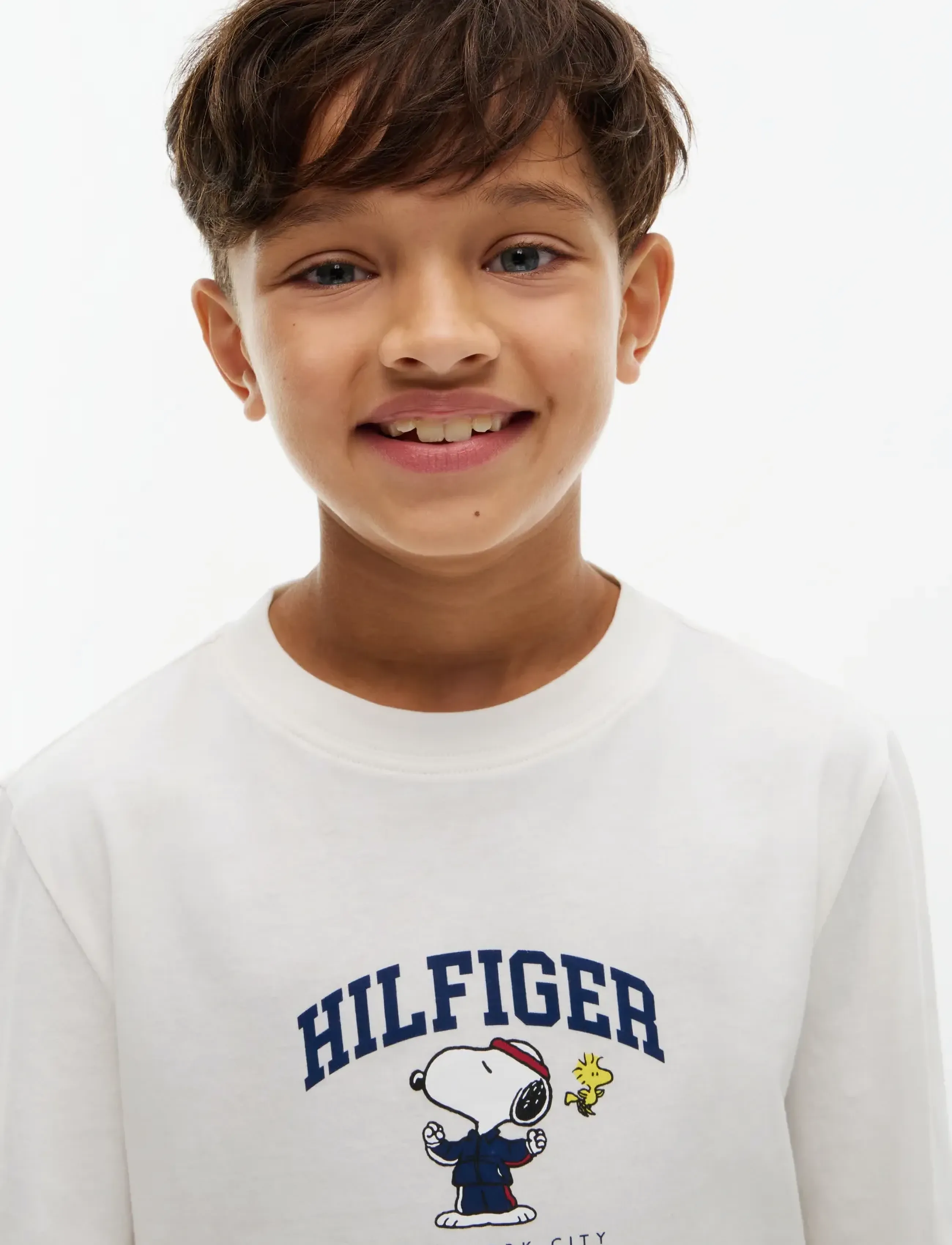 Tommy Hilfiger SNOOPY PJ SET - Tommy Hilfiger - VARSITY SPORT LETTERMAN / white