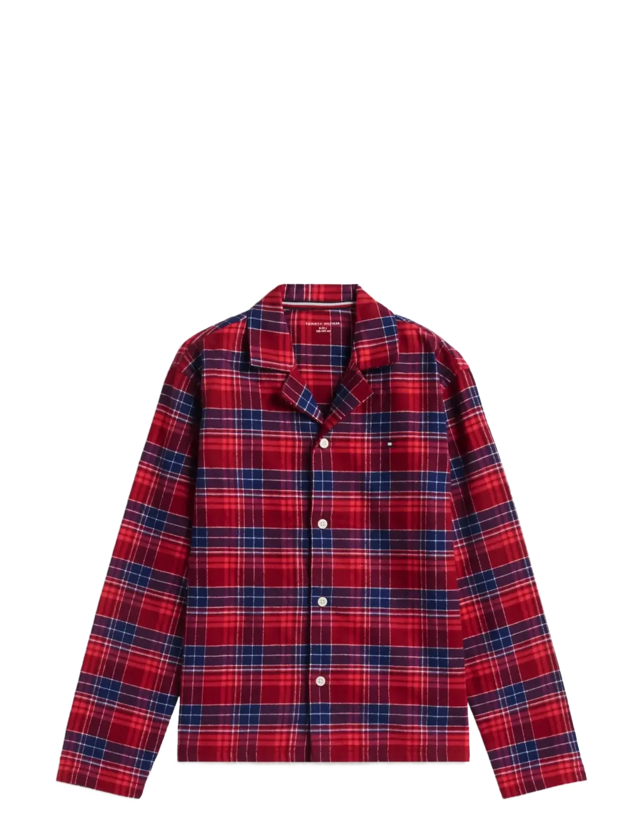 Tommy Hilfiger - FLANNEL PJ SET - check global stp medium red - 2