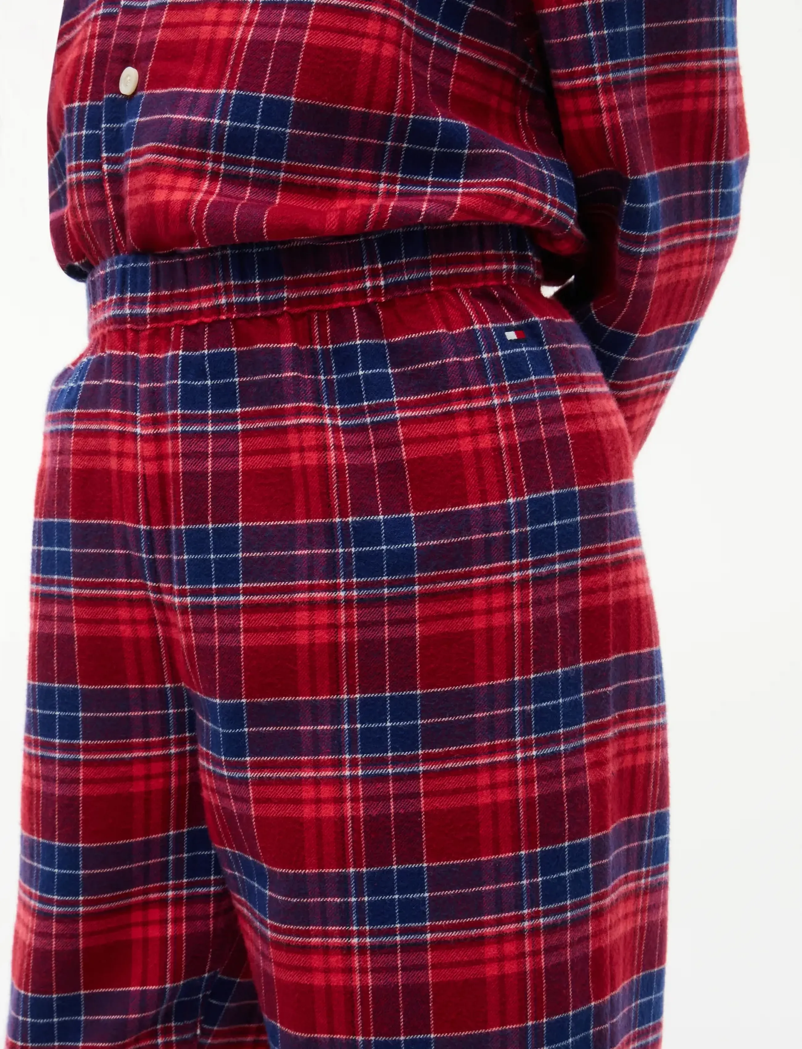 Tommy Hilfiger - FLANNEL PJ SET - check global stp medium red - 4
