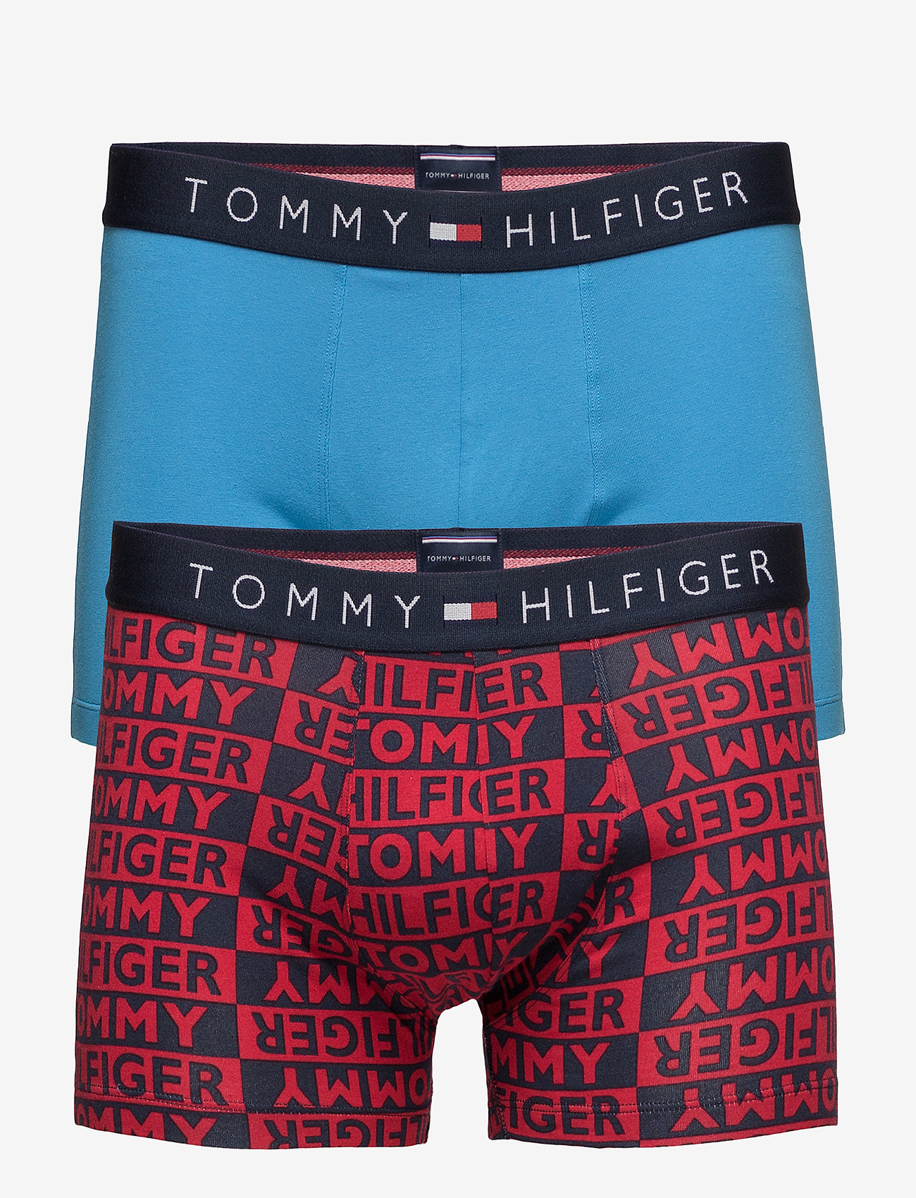 Tommy Hilfiger - 2P TRUNK LOGO - tango red/malibu blue - 0