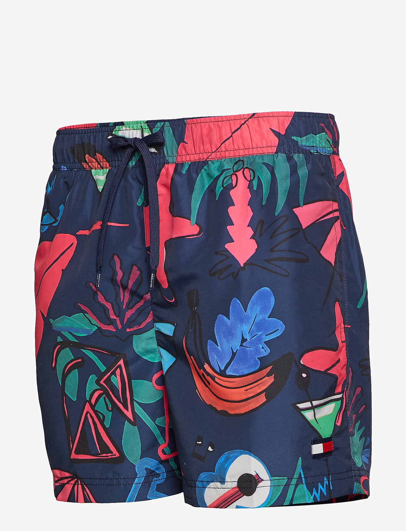 Tommy Hilfiger - SF MEDIUM DRAWSTRING - leaf prt navy blazer - 2