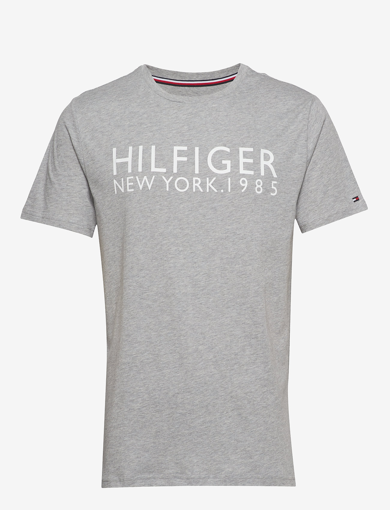 Tommy Hilfiger - CN SS TEE LOGO - grey heather - 0
