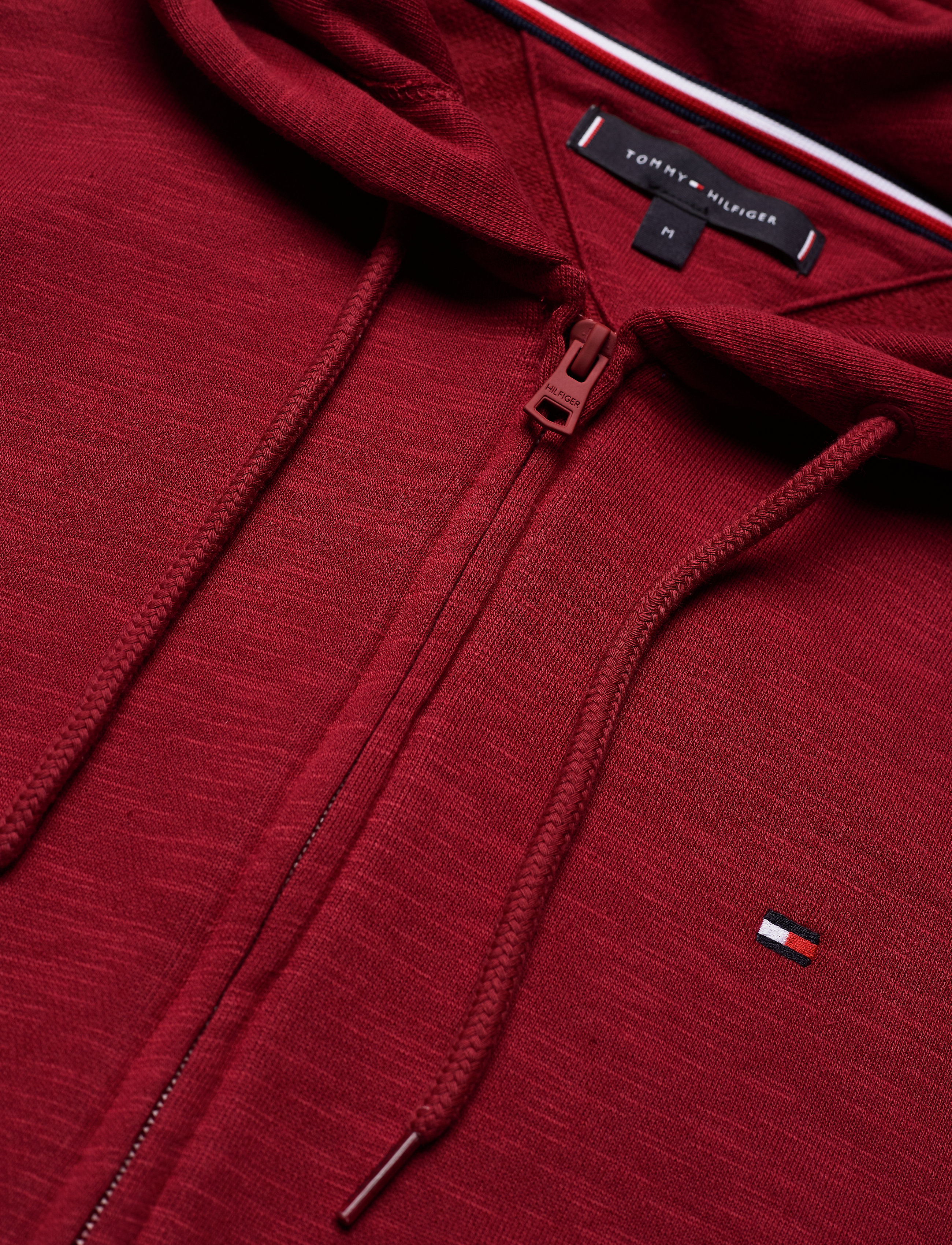 Tommy Hilfiger - HOODIE LS FZ HWK - rhubarb - 2