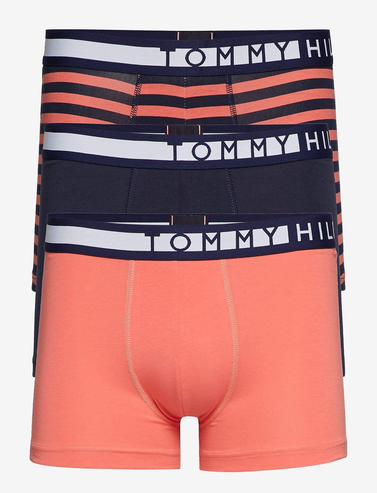 Tommy Hilfiger - 3P TRUNK STRIPE - rose of /rose of /navy blazer - 0