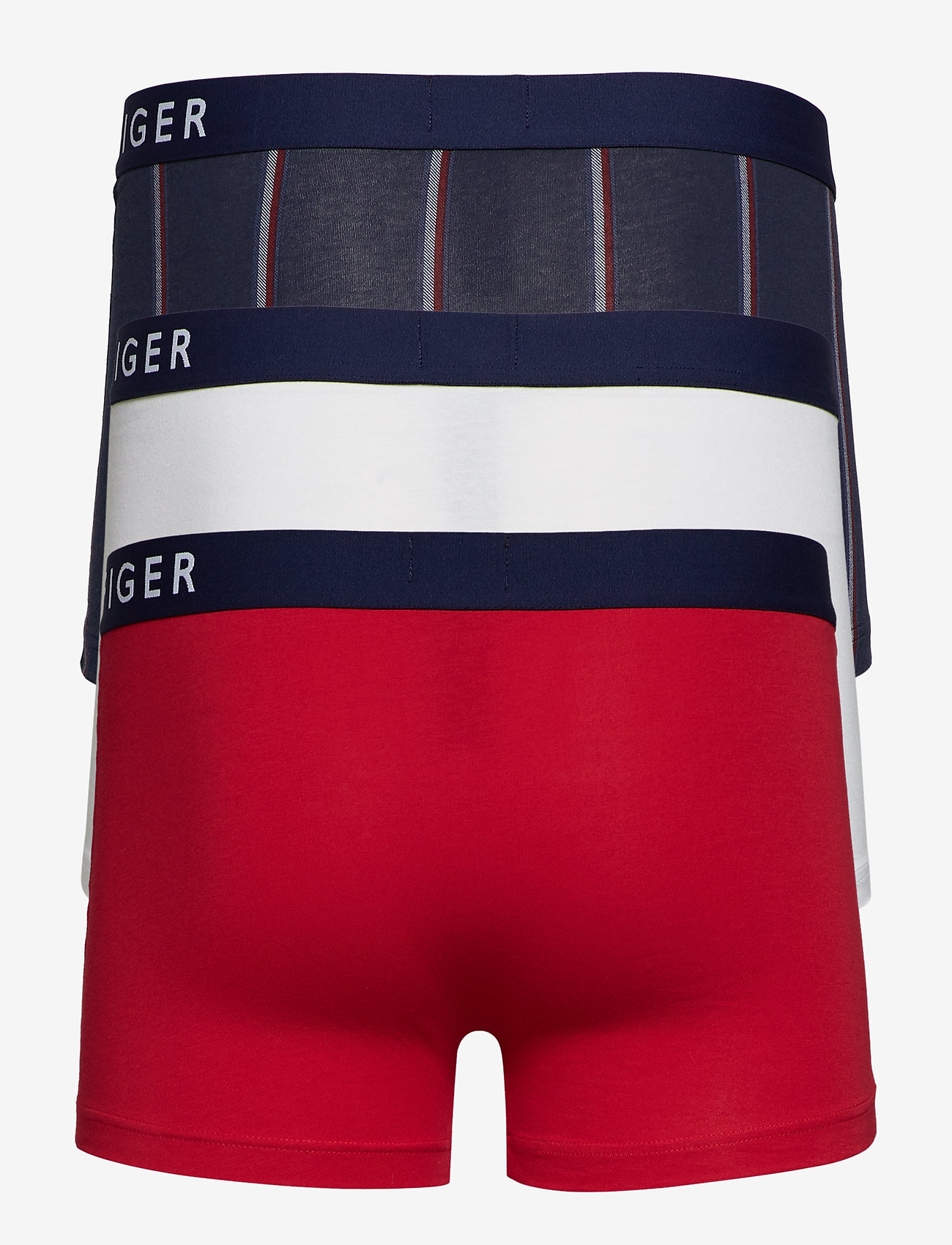 Tommy Hilfiger - 3P TRUNK STRIPE - tango red / white / navy blaze - 1