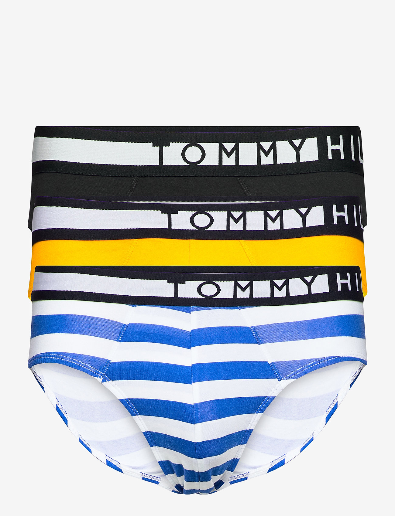 Tommy Hilfiger - 3P BRIEF STRIPE - desrt sky/primry yellow/hoop stripe - 0