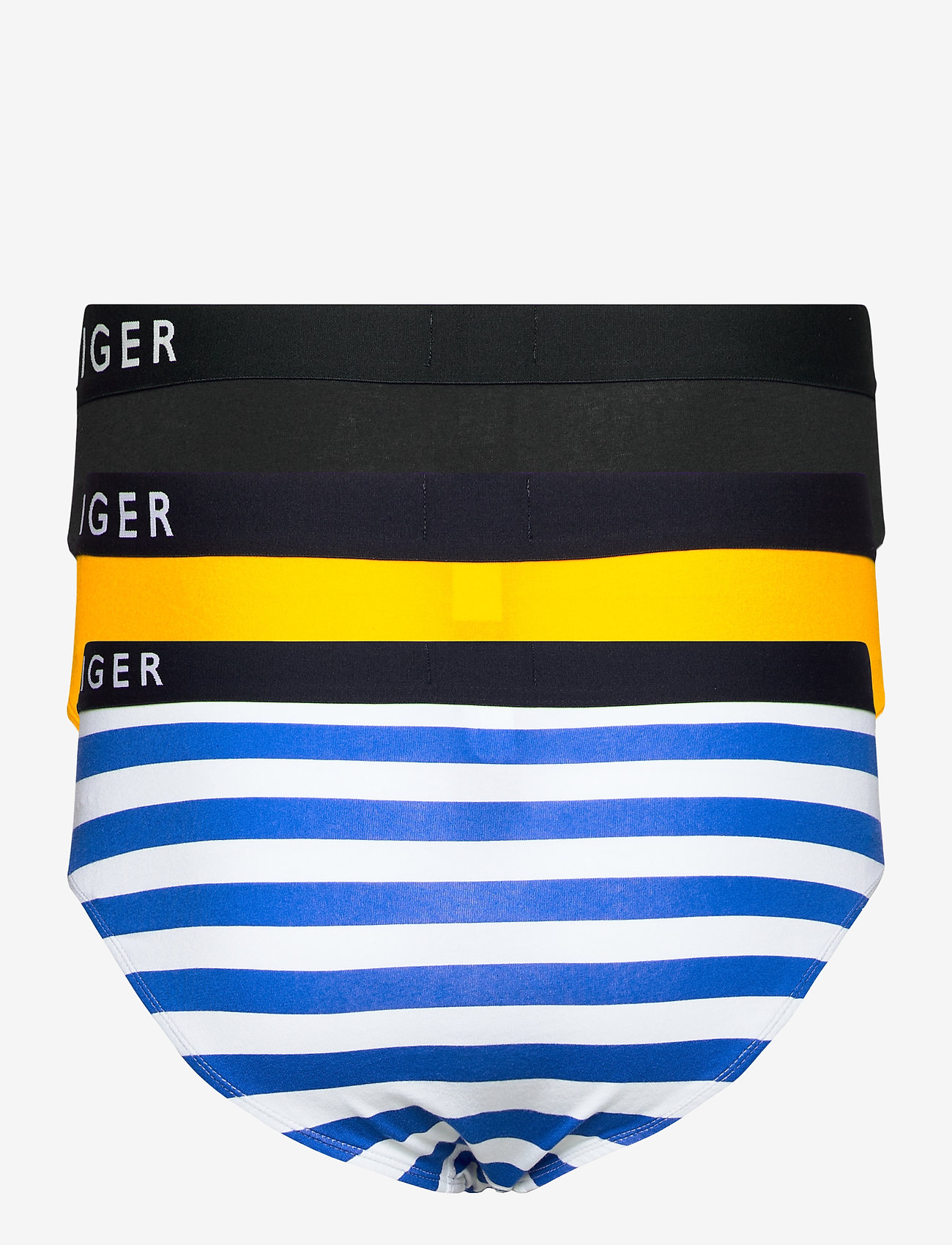 Tommy Hilfiger - 3P BRIEF STRIPE - desrt sky/primry yellow/hoop stripe - 1