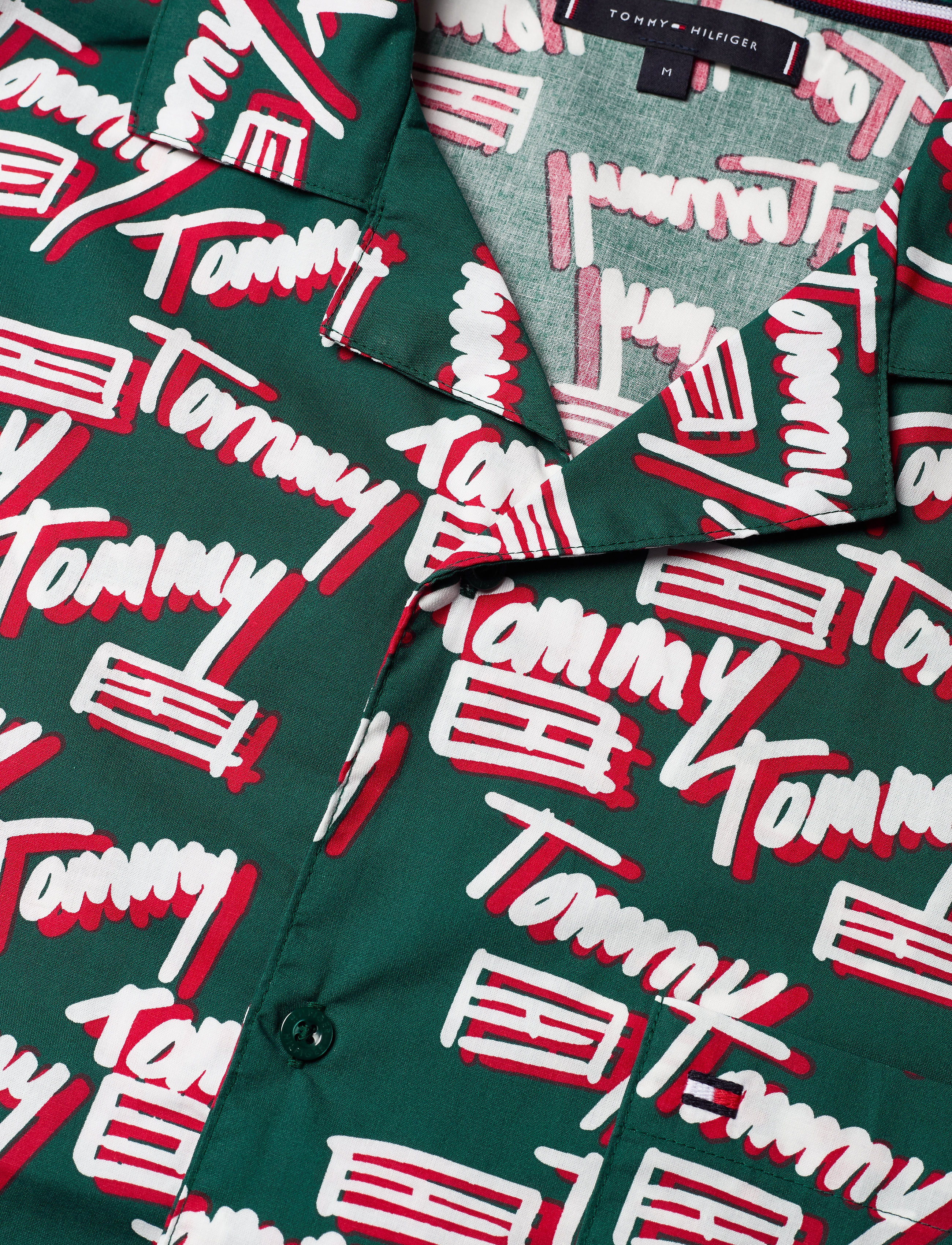 Tommy Hilfiger - LS TOMMY LOGO WOVEN - botanical garden - 4