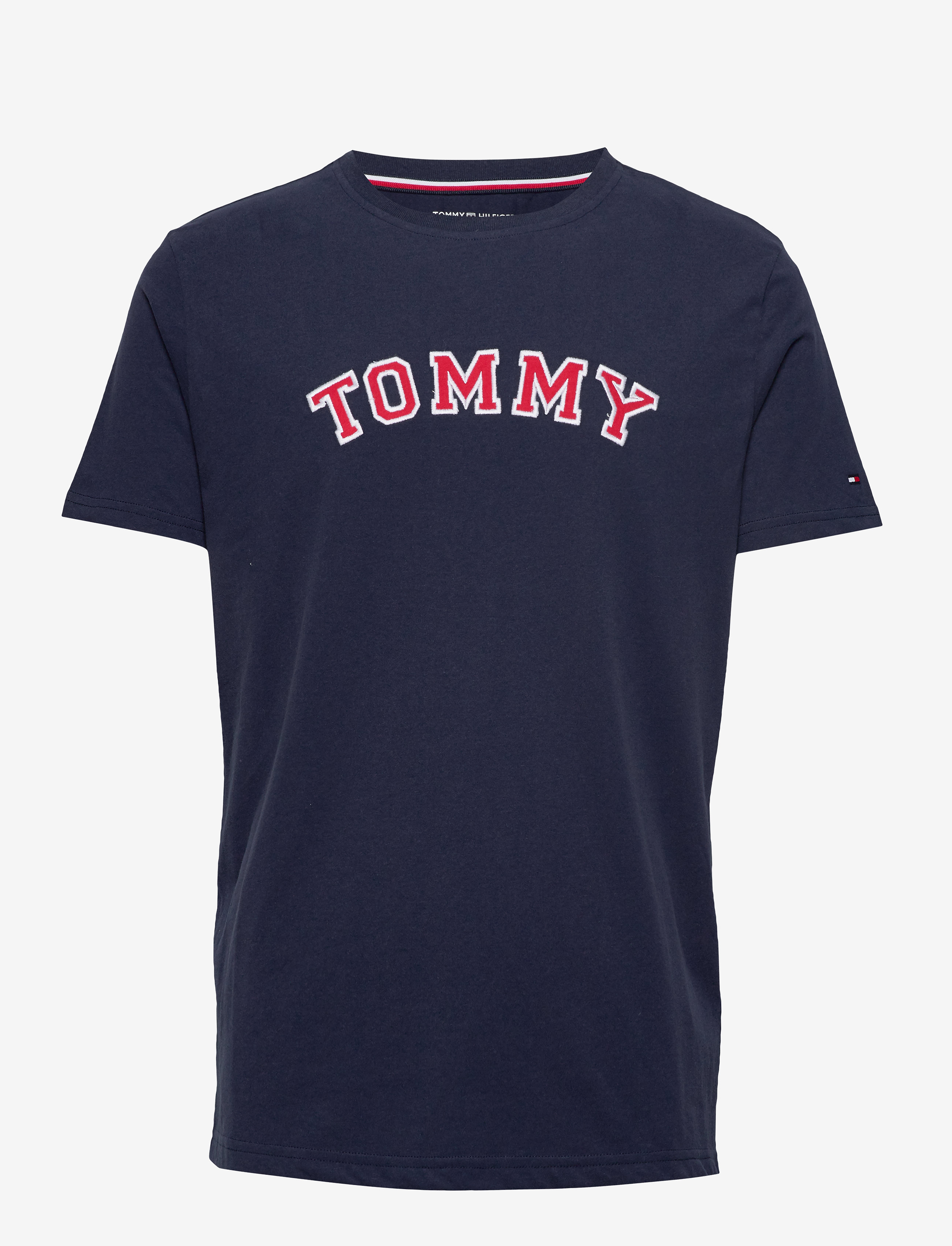 Tommy Hilfiger - CN SS TEE LOGO - navy blazer - 0