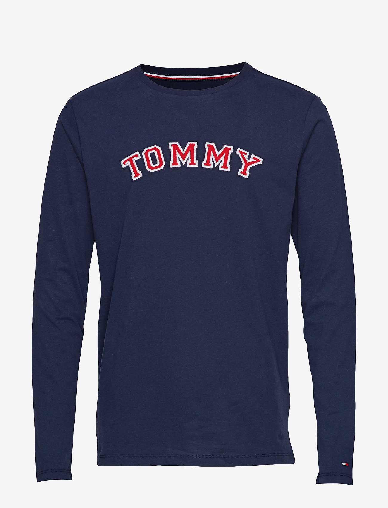 Tommy Hilfiger - CN LS TEE LOGO - navy blazer - 0