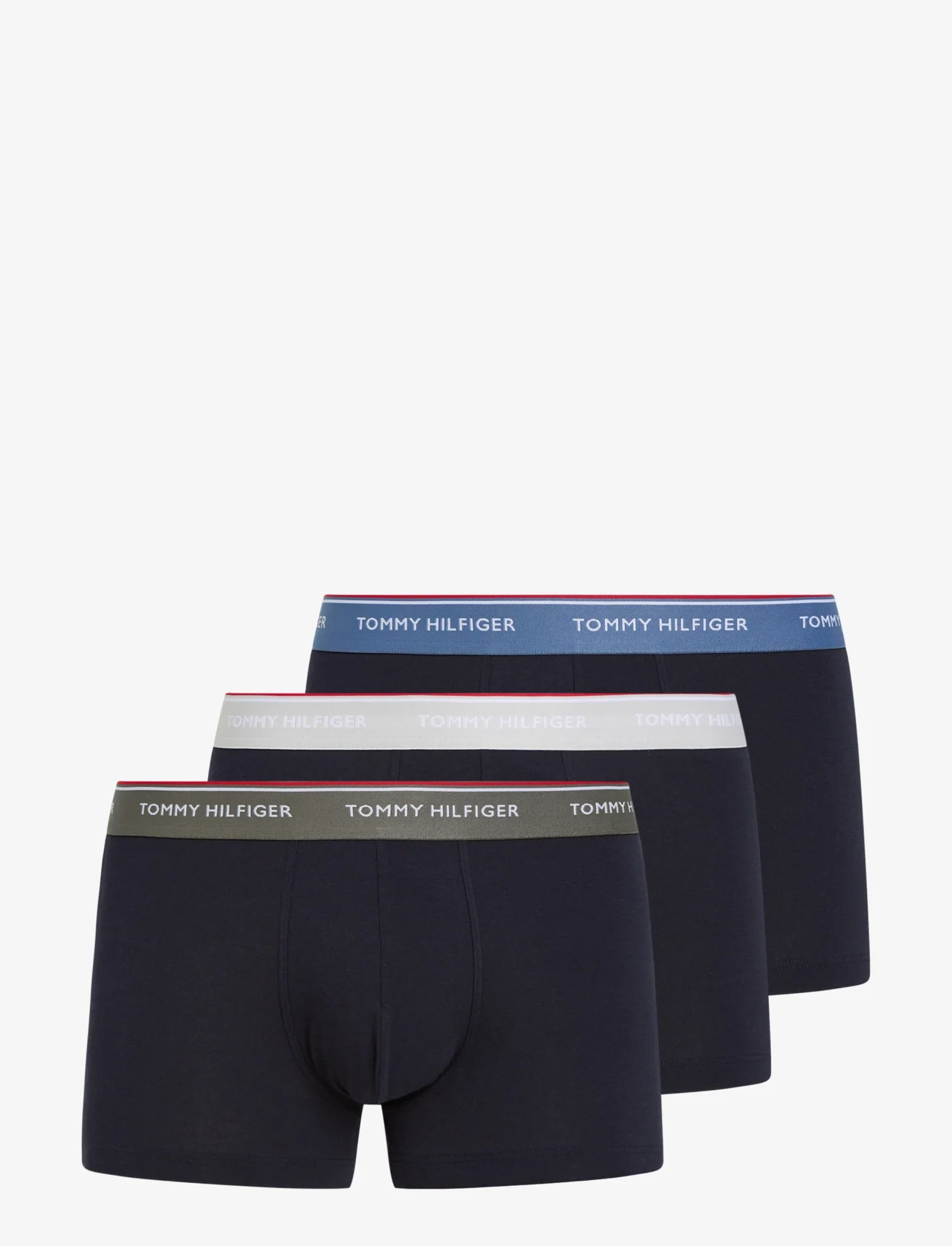 Tommy Hilfiger - 3P WB TRUNK - boxershortser - faded military/light cast/iron blue - 0