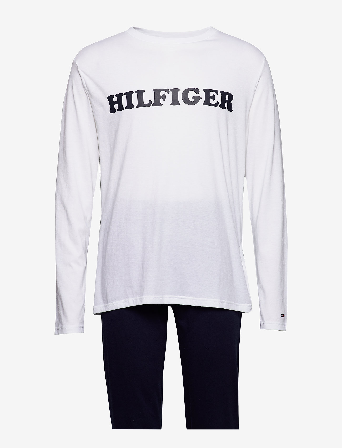 Tommy Hilfiger - CN LS PANT JERSEY LO - white/navy blazer - 0