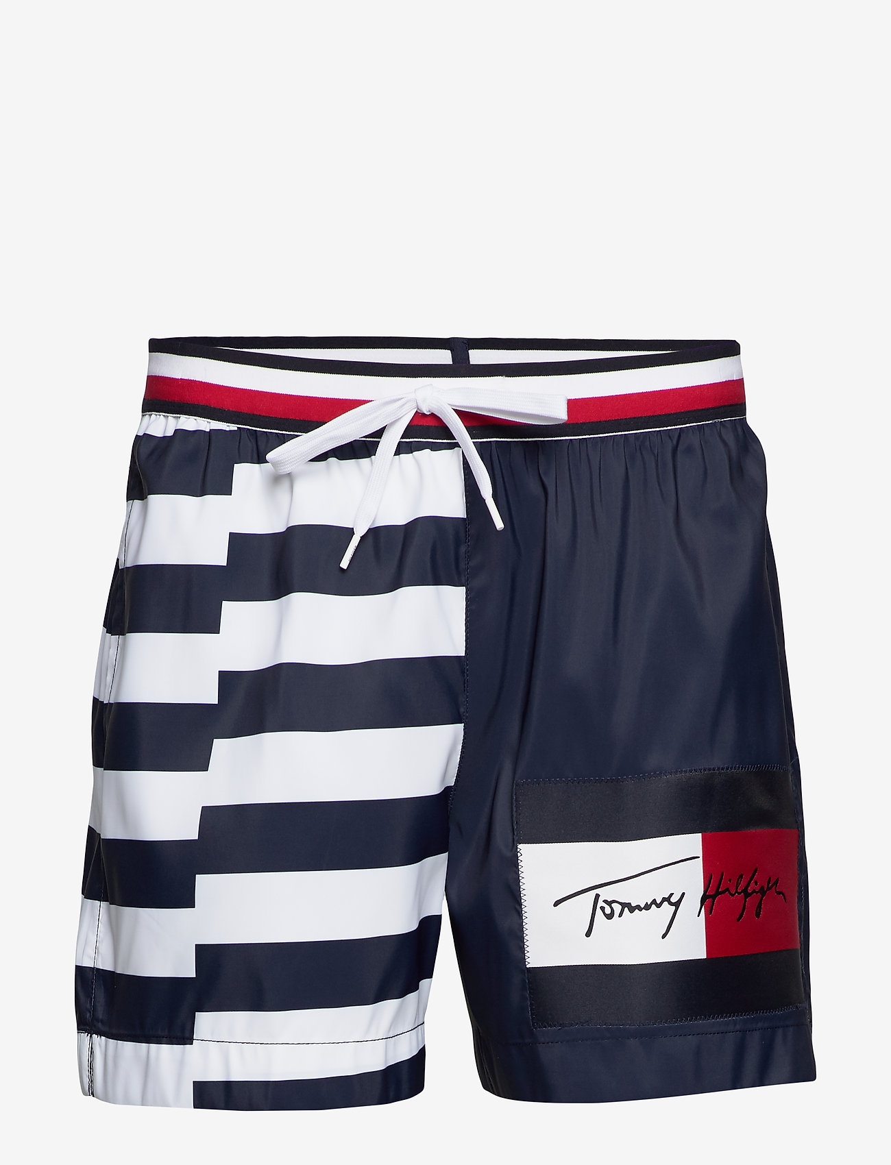 Tommy Hilfiger - MEDIUM DRAWSTRING - broken str - pitch blue - 0